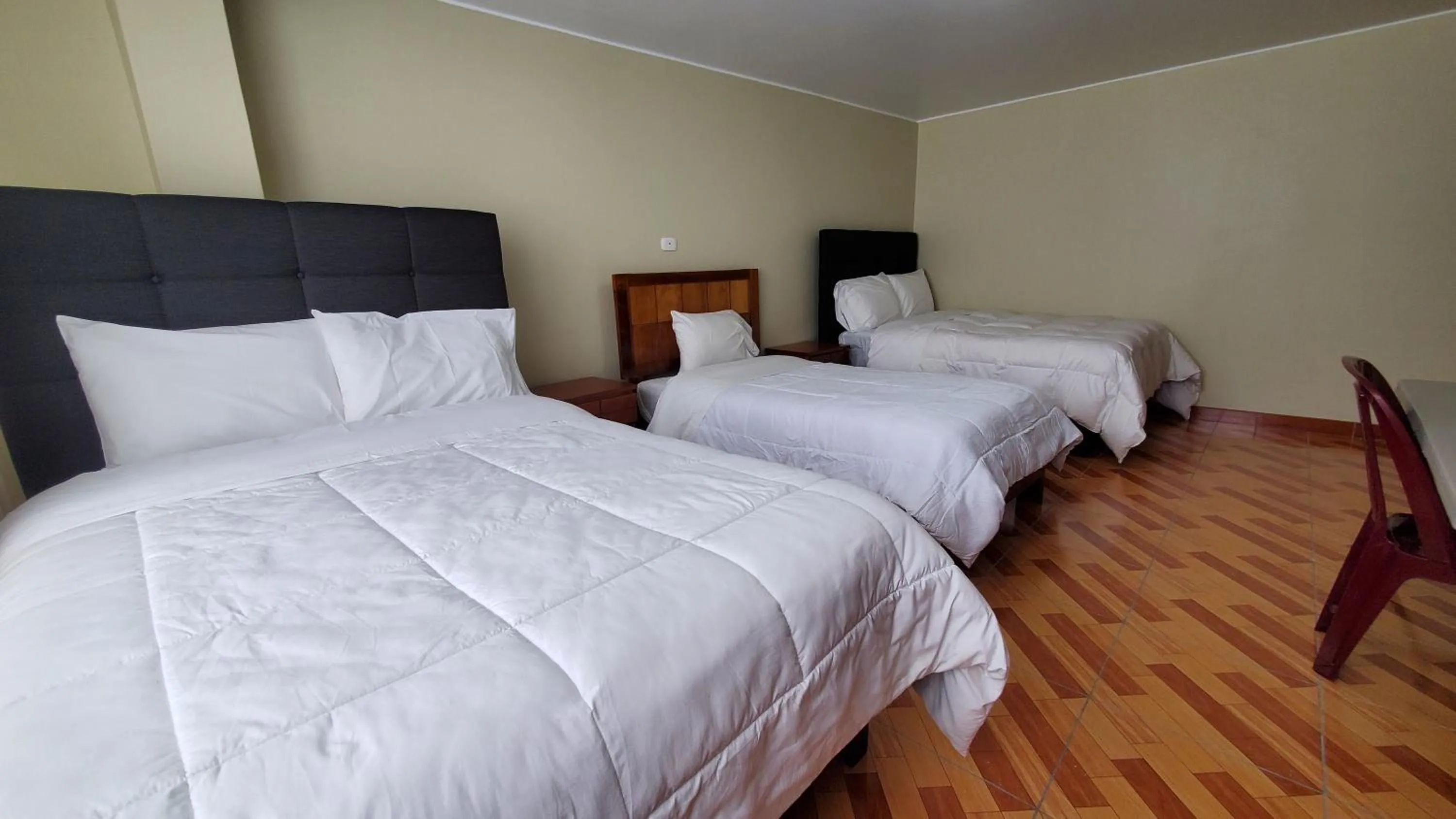 Bed in Hotel Wanka Palace