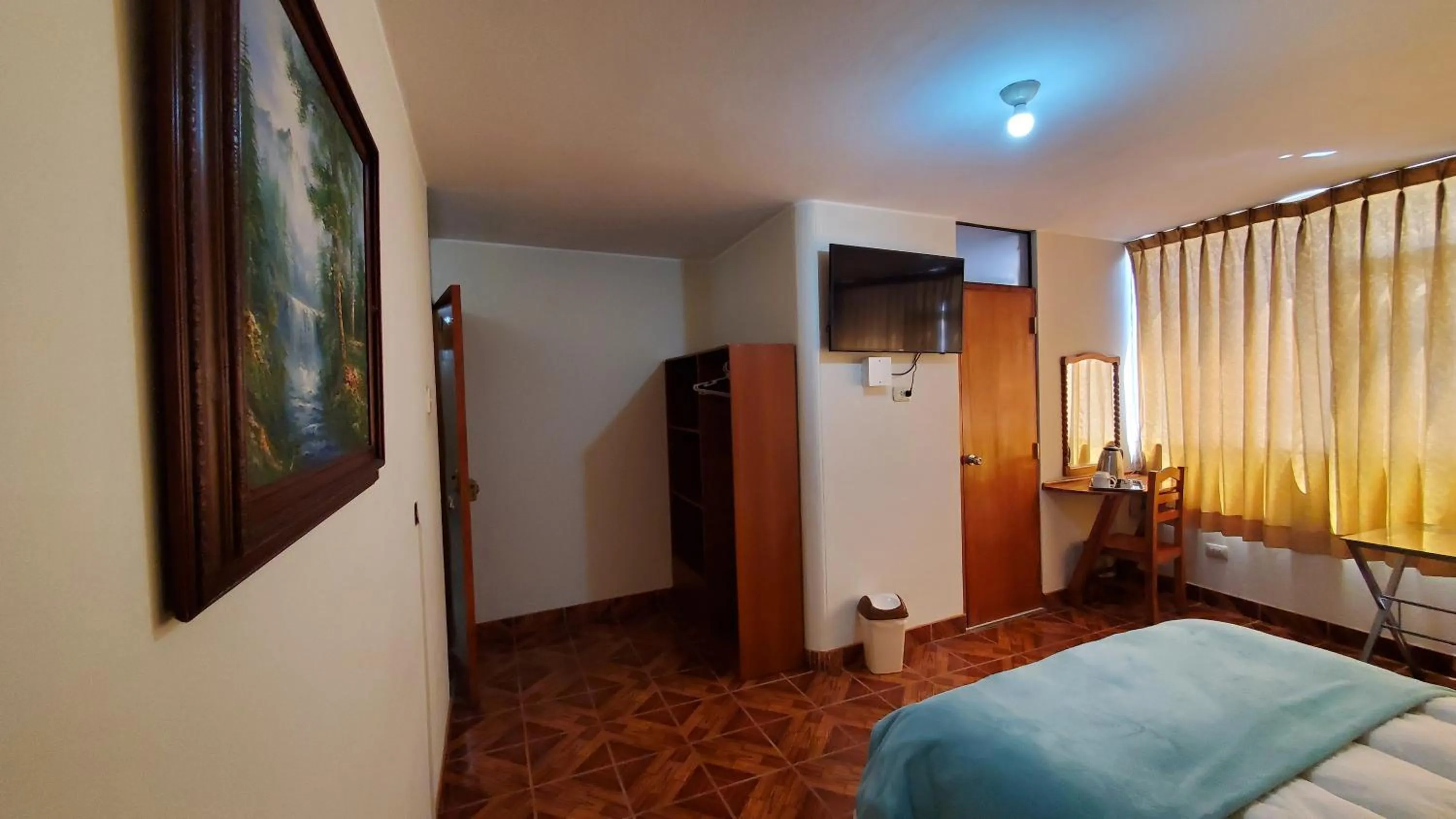 Bed in Hotel Wanka Palace