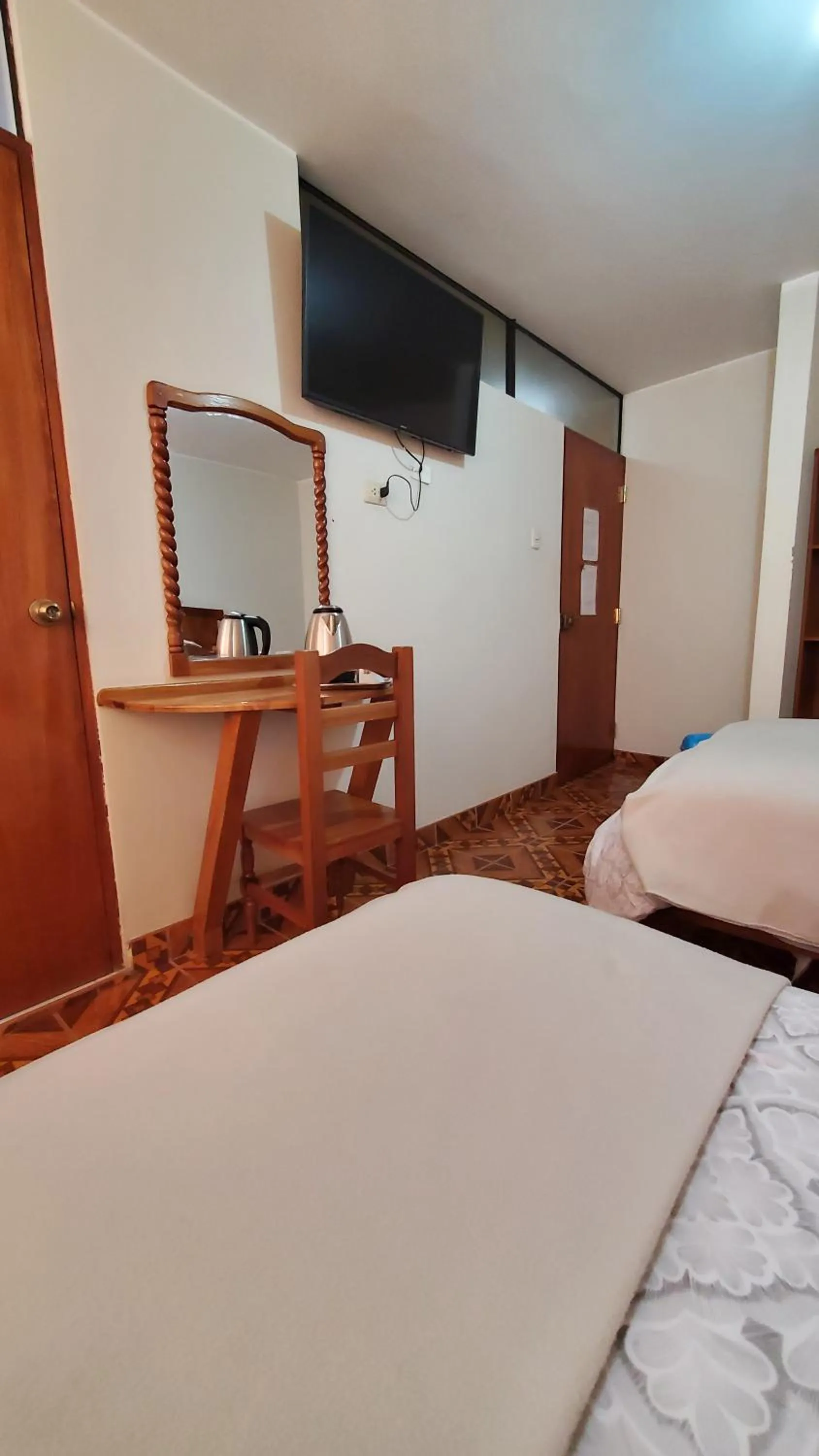 Bed in Hotel Wanka Palace