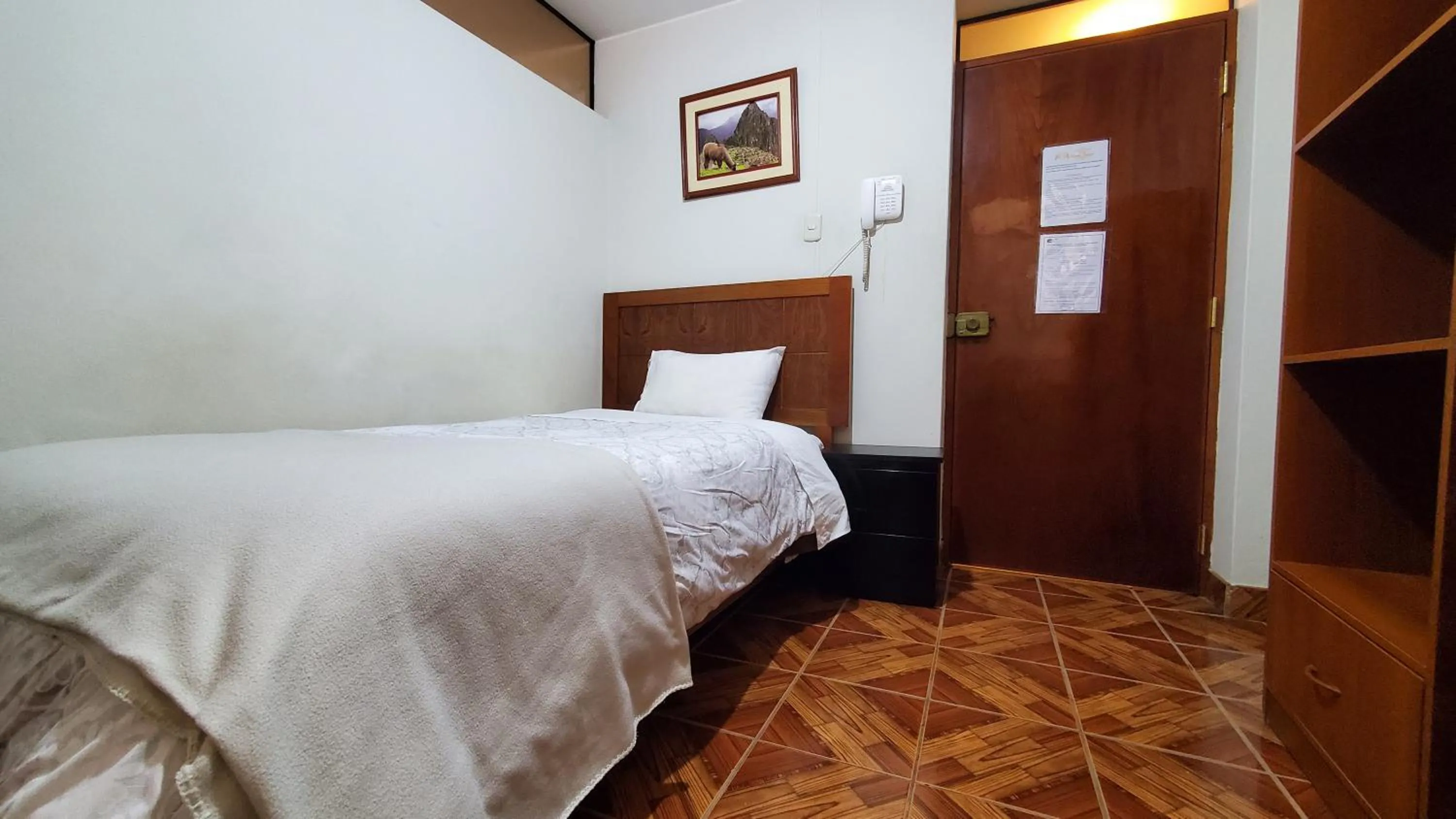 Bed in Hotel Wanka Palace