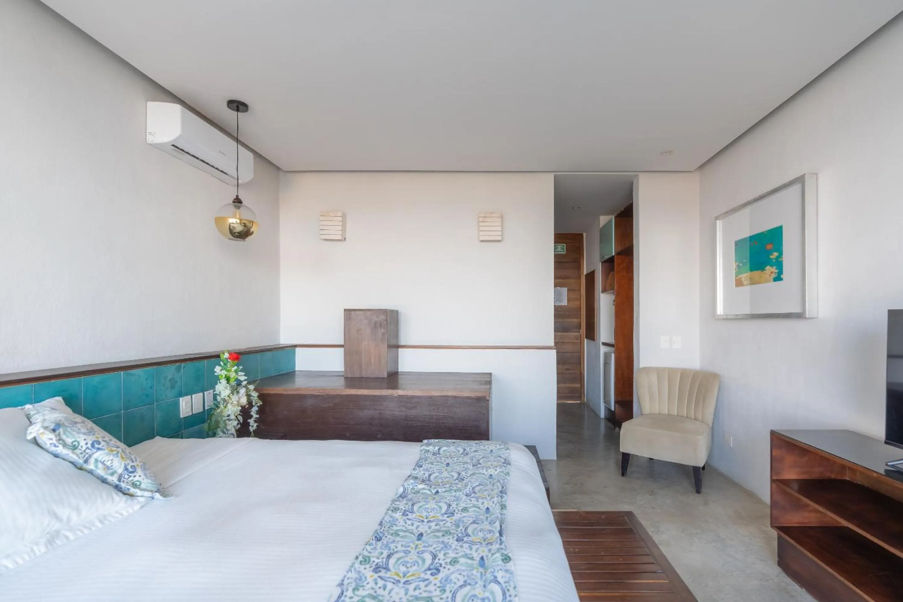 Bedroom, Bed in O' Tulum Boutique Hotel - Adults Only