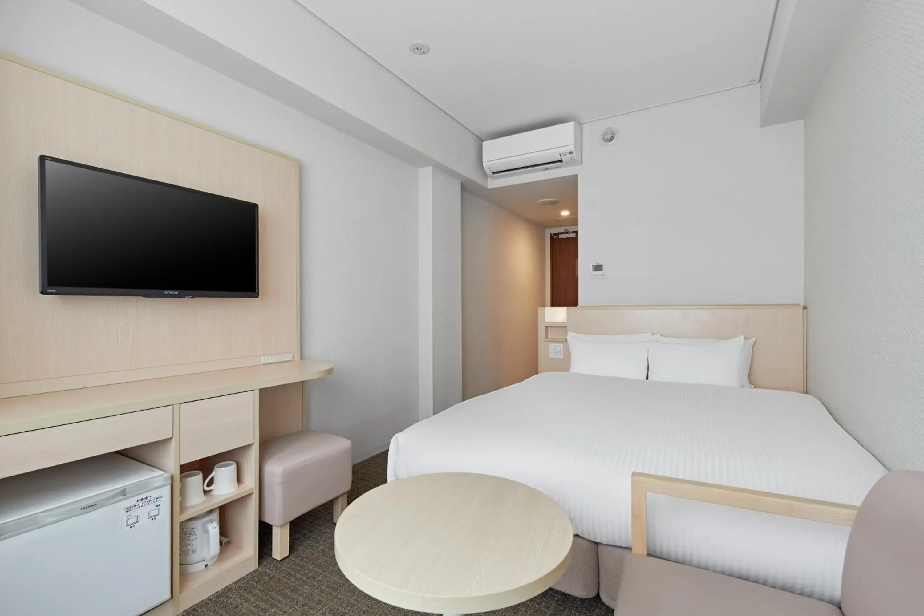 Bed in Sotetsu Fresa Inn Kyoto-Hachijoguchi Bed in Sotetsu Fresa Inn Kyoto-Hachijoguchi