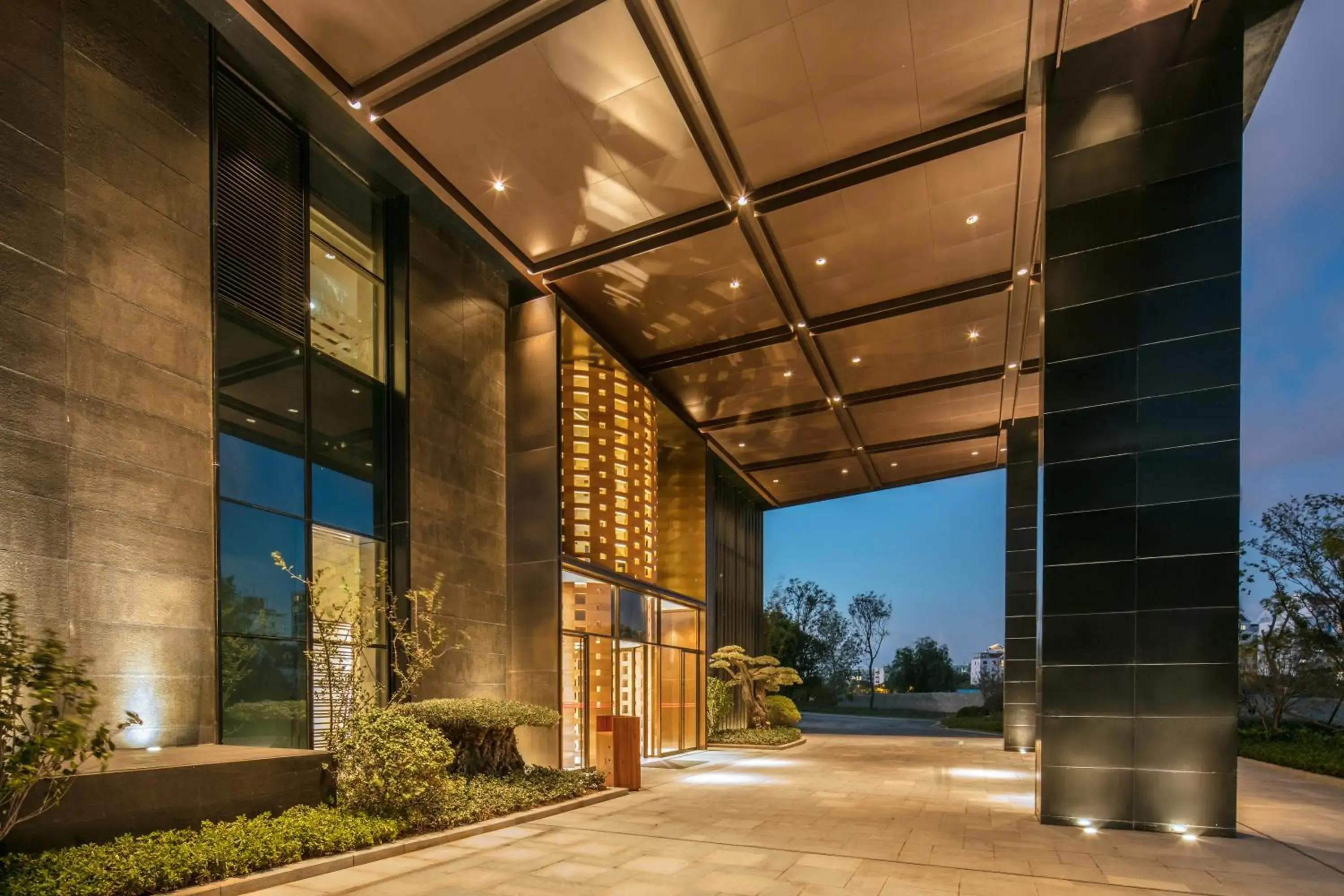 Facade/entrance in The Anandi Hotel and Spa Shanghai