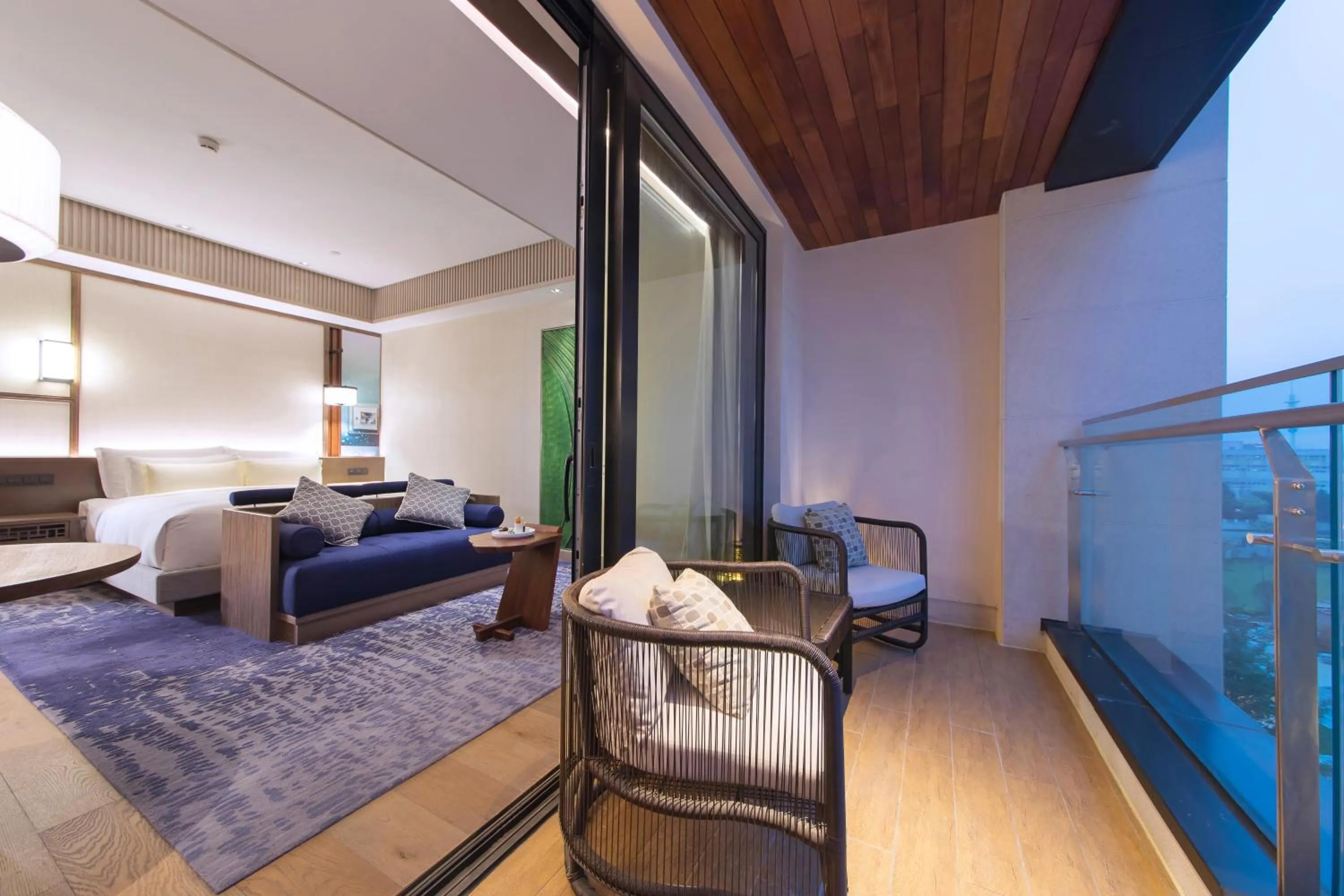 Bed in The Anandi Hotel and SPA - Luxury Healing Hotel for Wellbeing