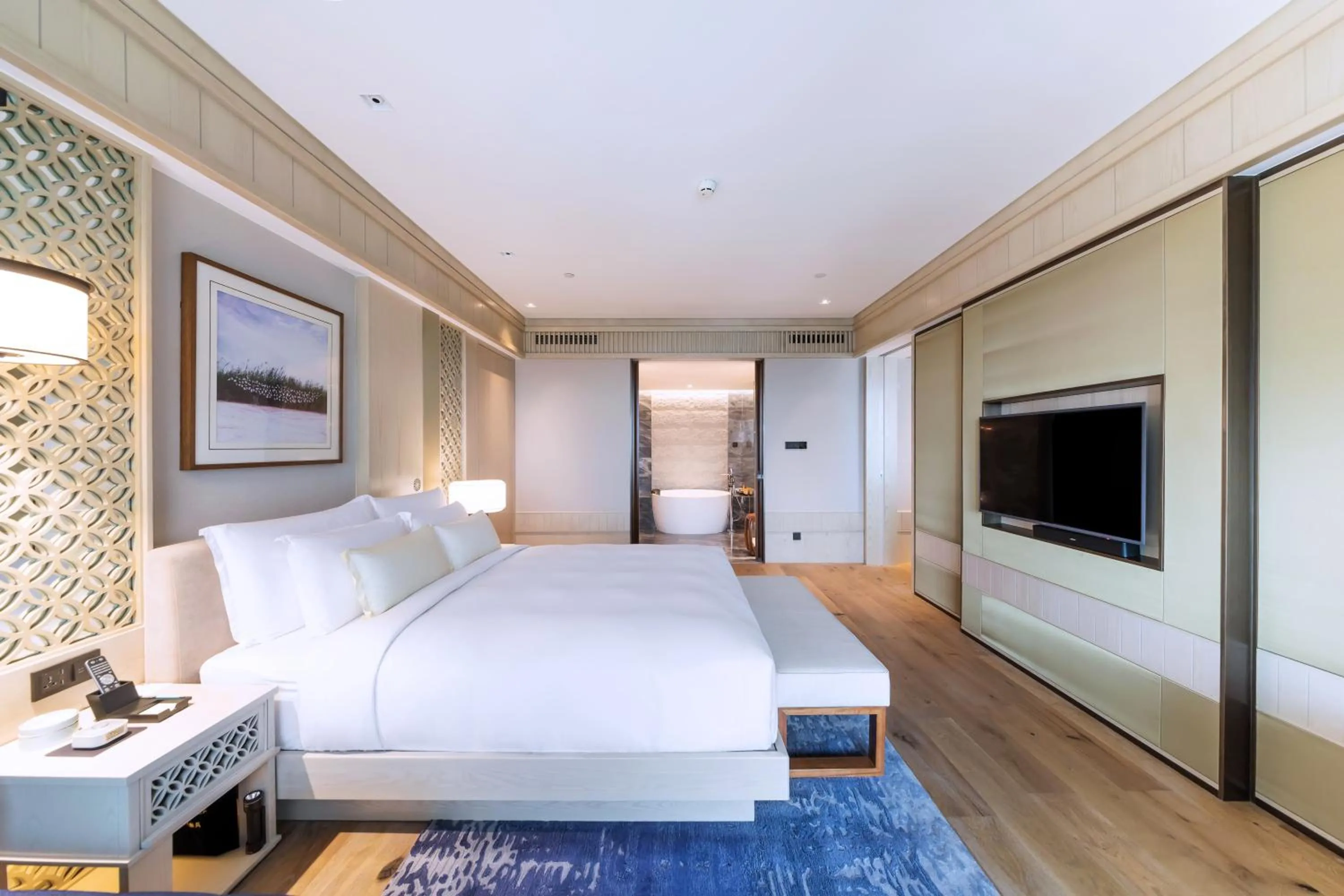 Bed in The Anandi Hotel and SPA - Luxury Healing Hotel for Wellbeing