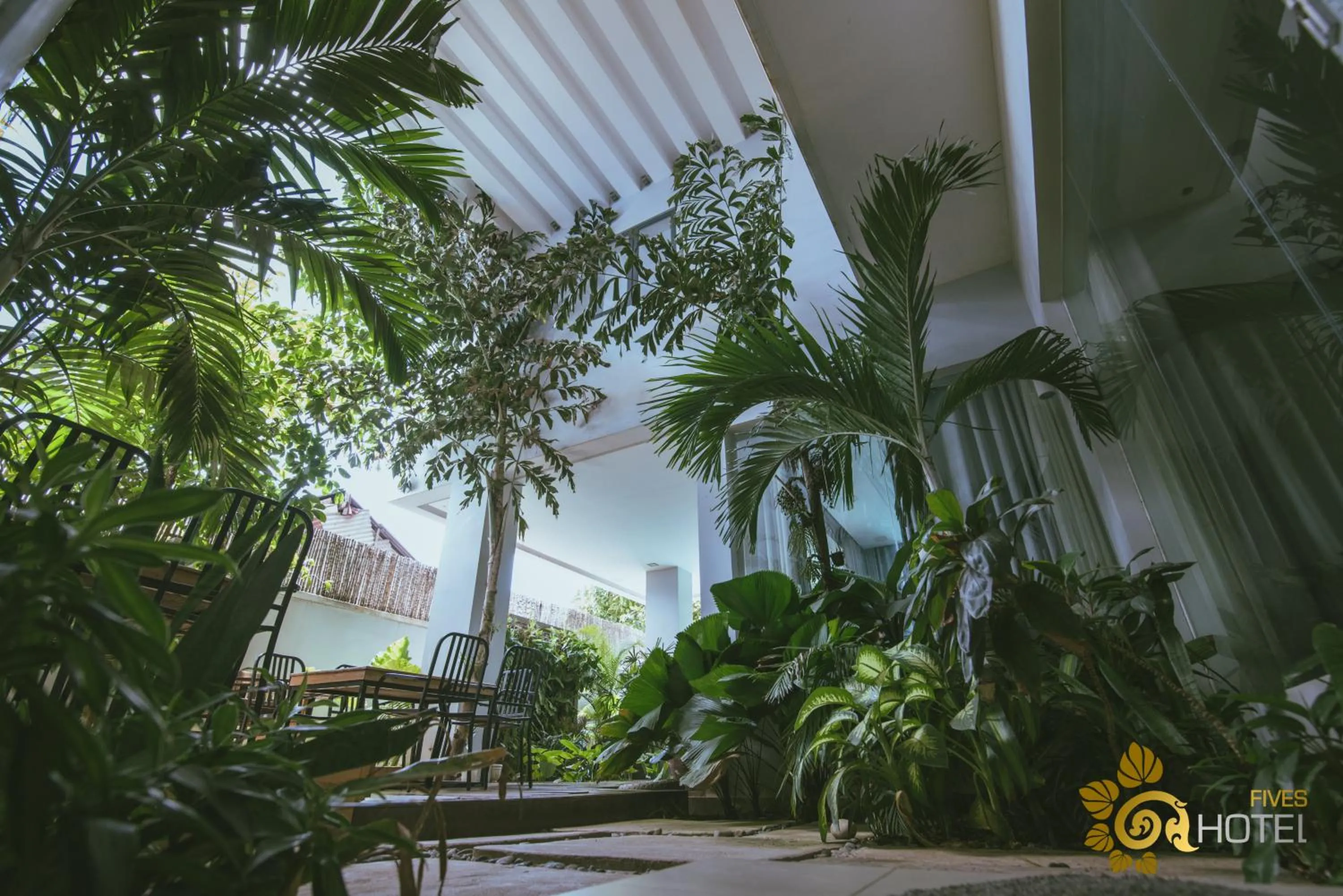 Patio in Hotel Five.S