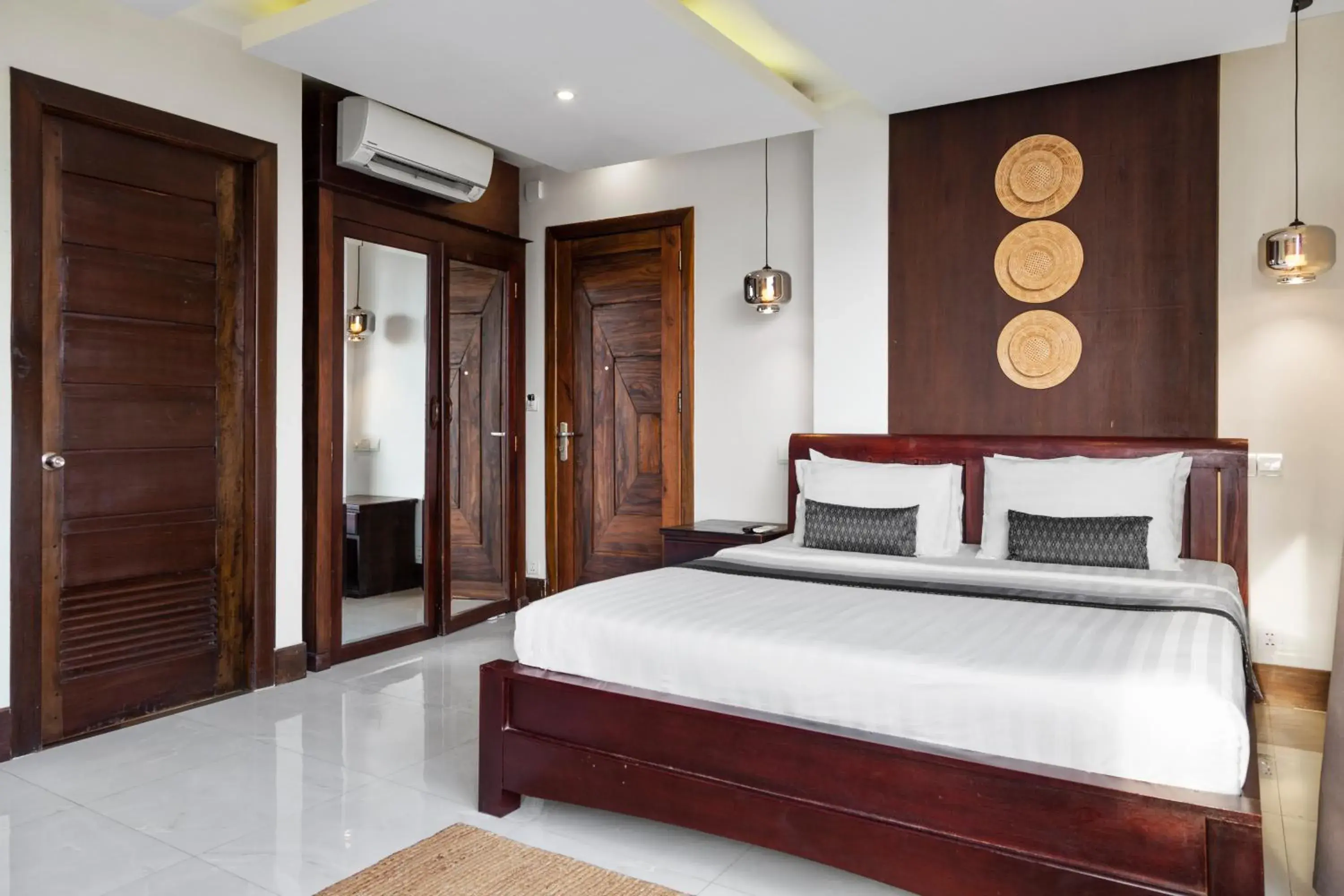 Bed in Hotel Five.S Bed in Hotel Five.S