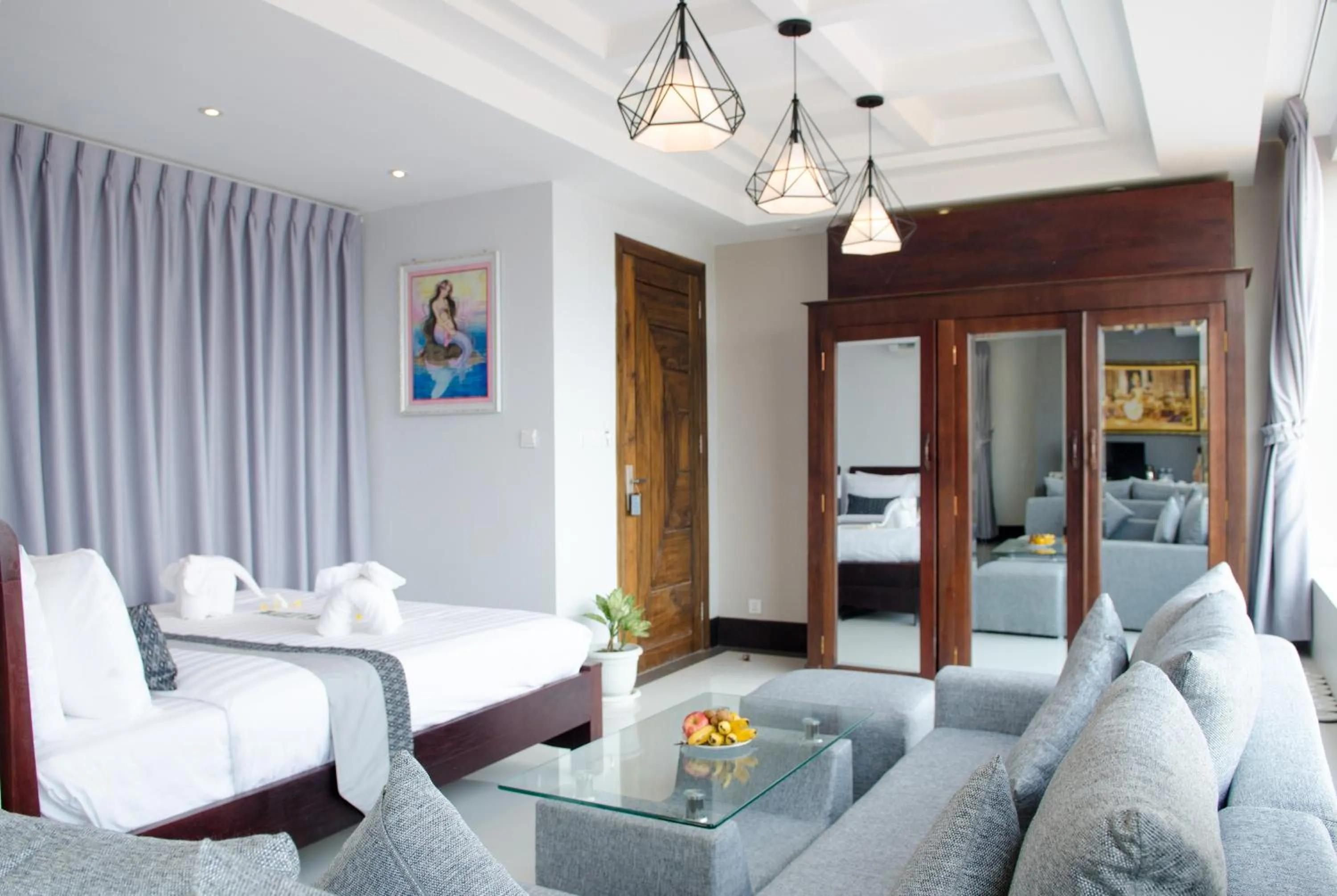 Seating area in Hotel Five.S