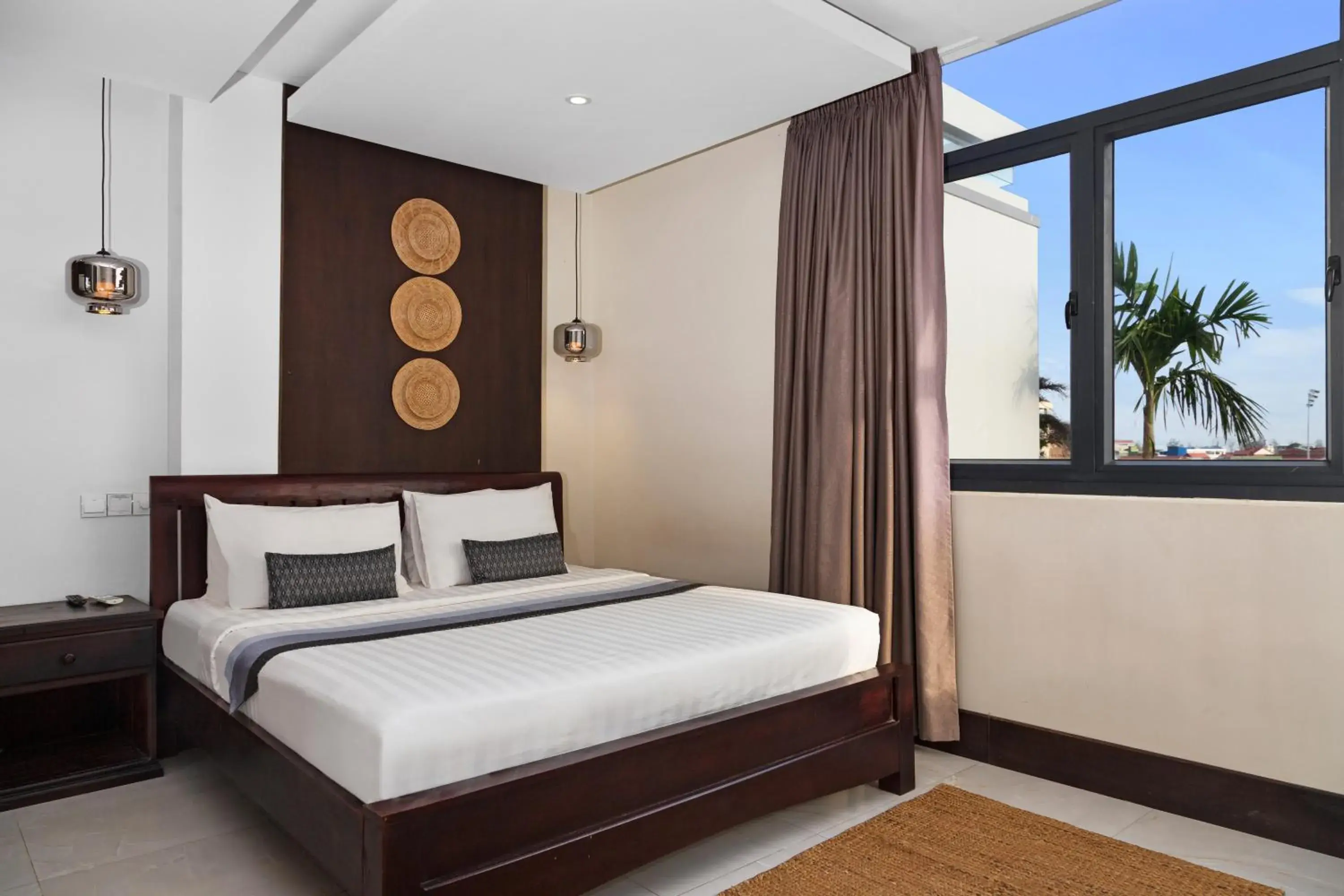 Bed in Hotel Five.S Bed in Hotel Five.S