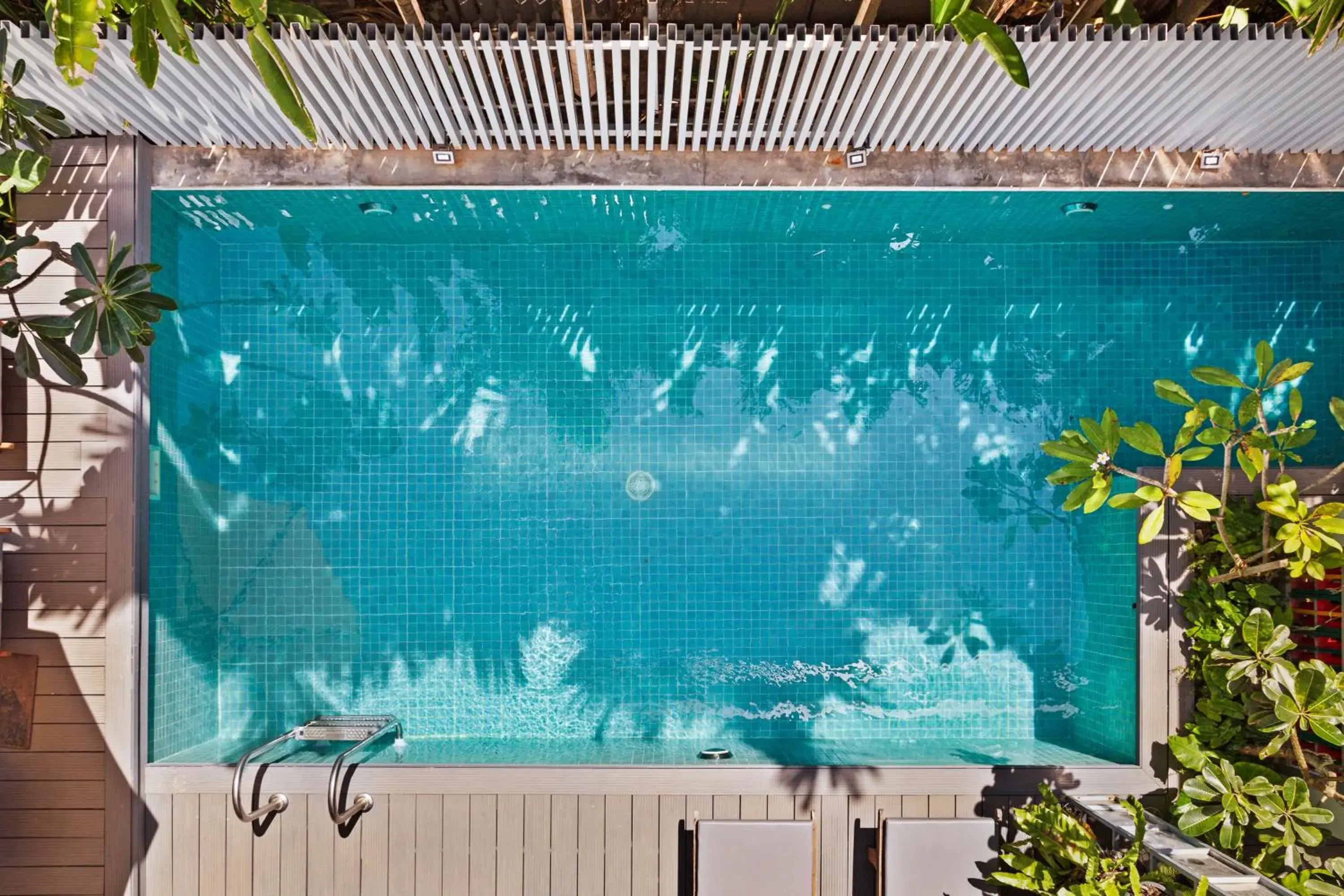 Pool view in Hotel Five.S Pool view in Hotel Five.S