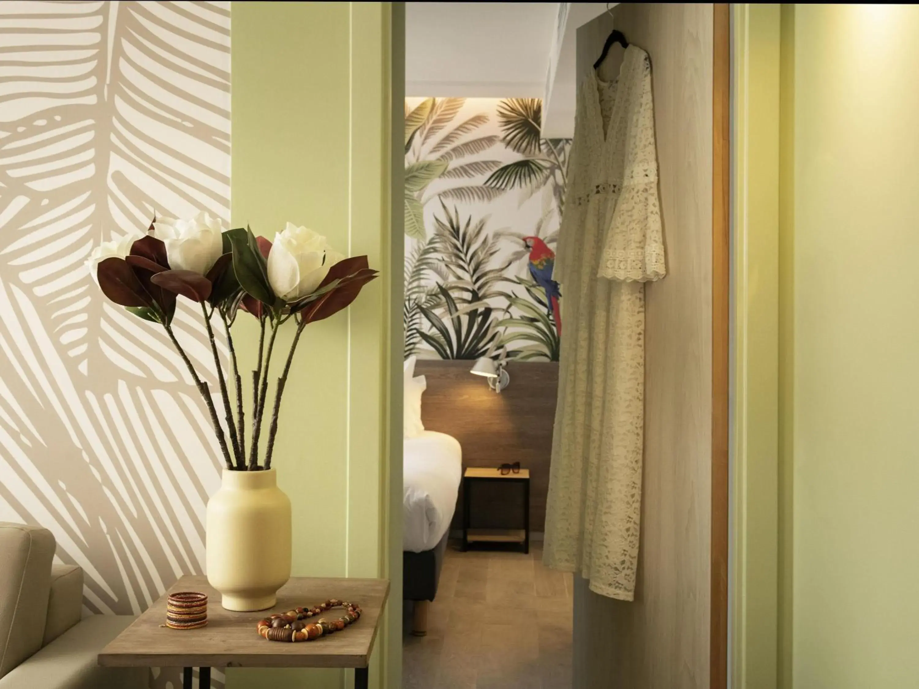 Bedroom, Bed in ibis Styles Beaulieu sur Mer Bedroom, Bed in ibis Styles Beaulieu sur Mer