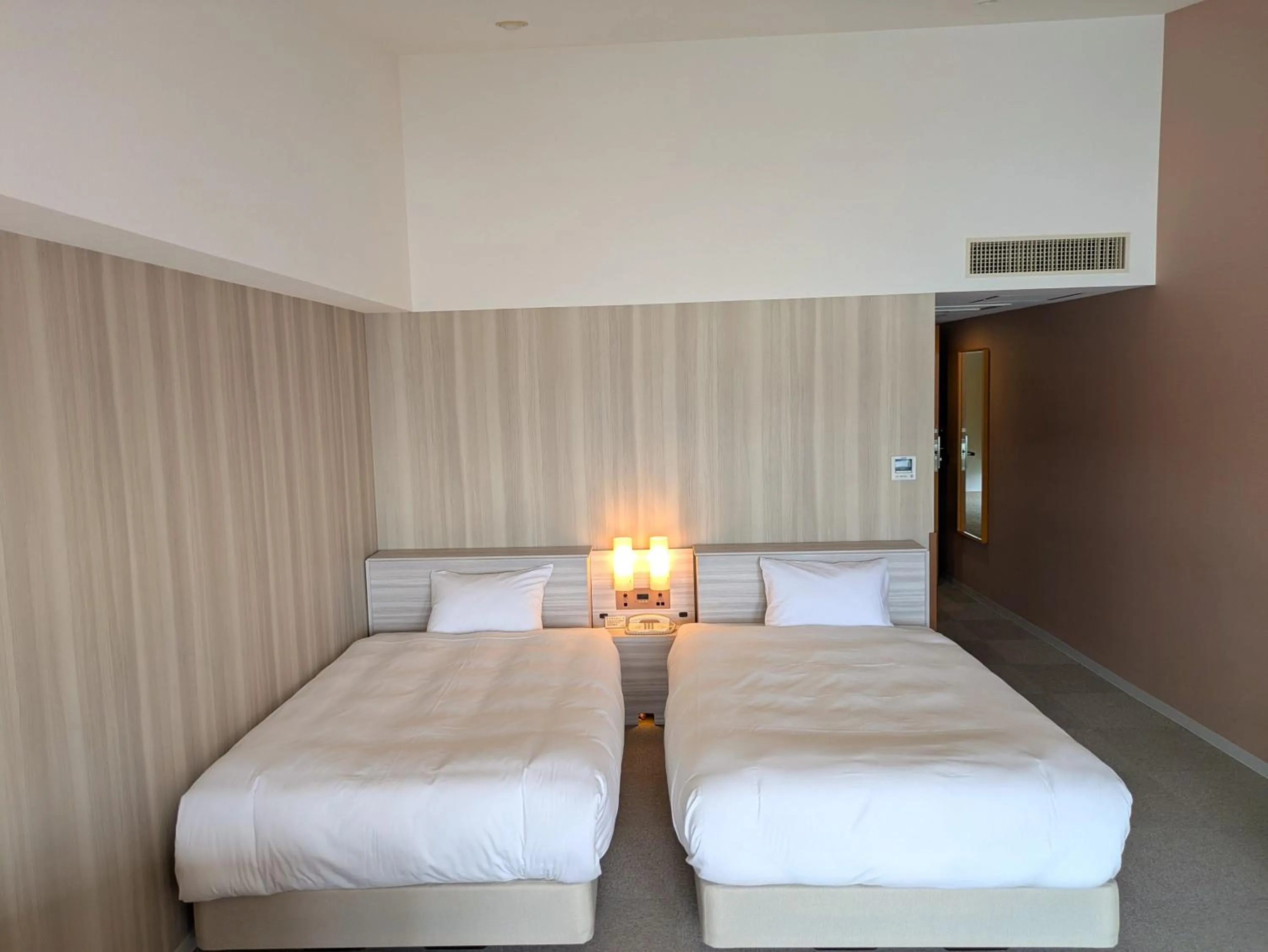 Bed in Akazawa Onsen Hotel