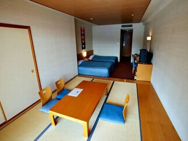 Bed in Akazawa Onsen Hotel
