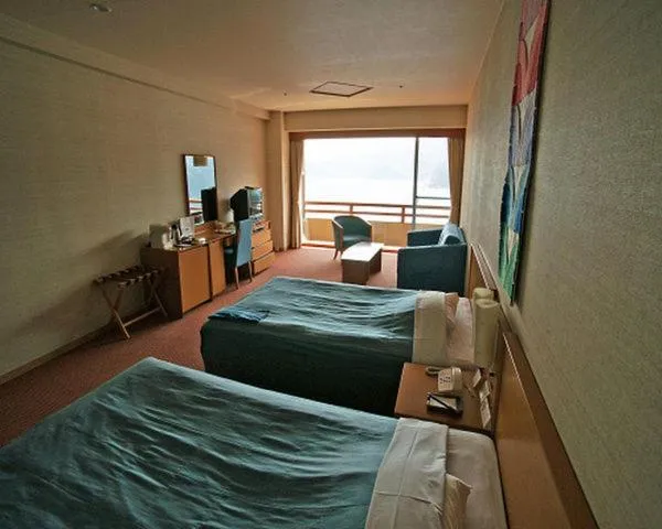 Bed in Akazawa Onsen Hotel