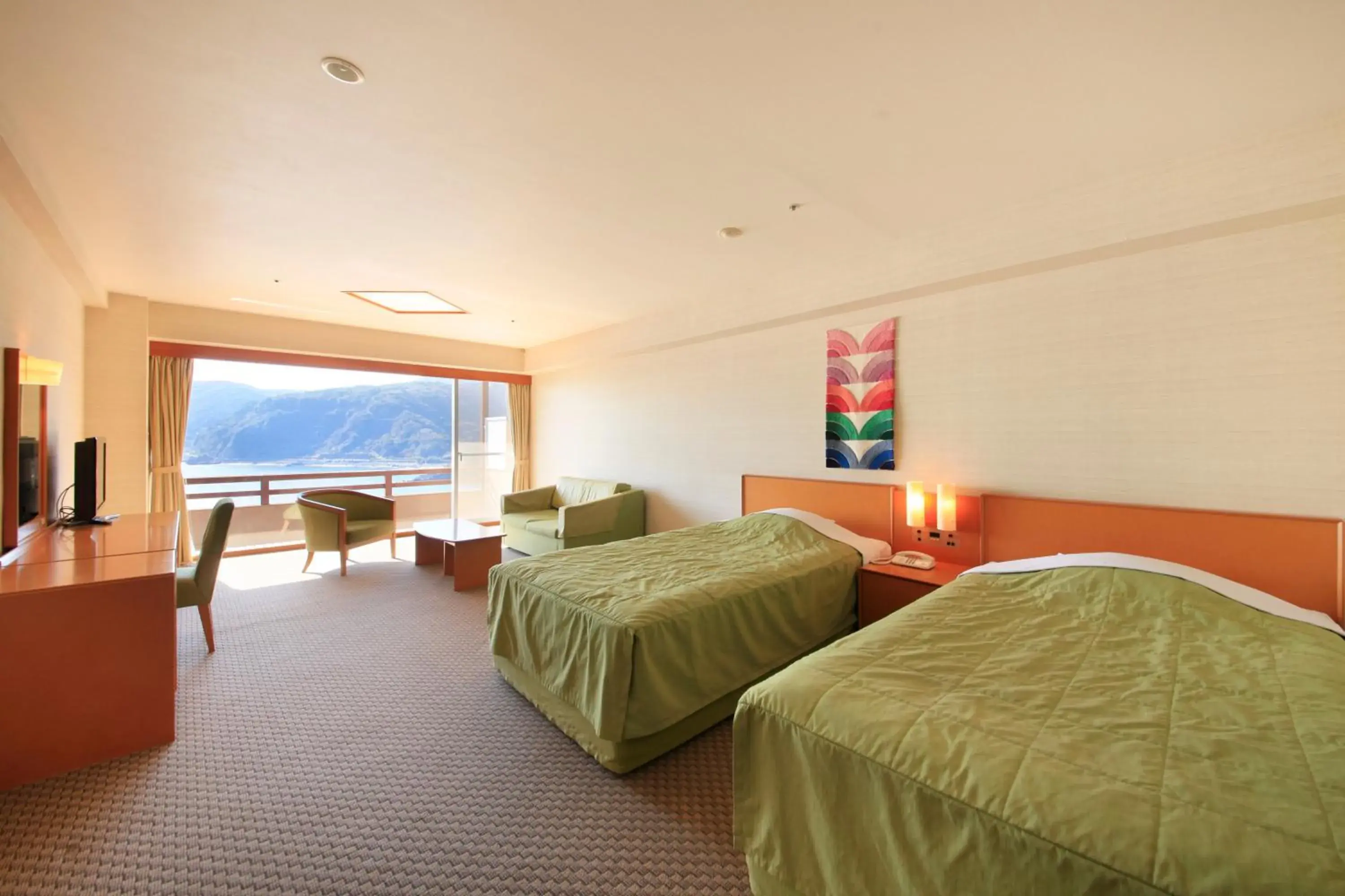 Bed in Akazawa Onsen Hotel Bed in Akazawa Onsen Hotel