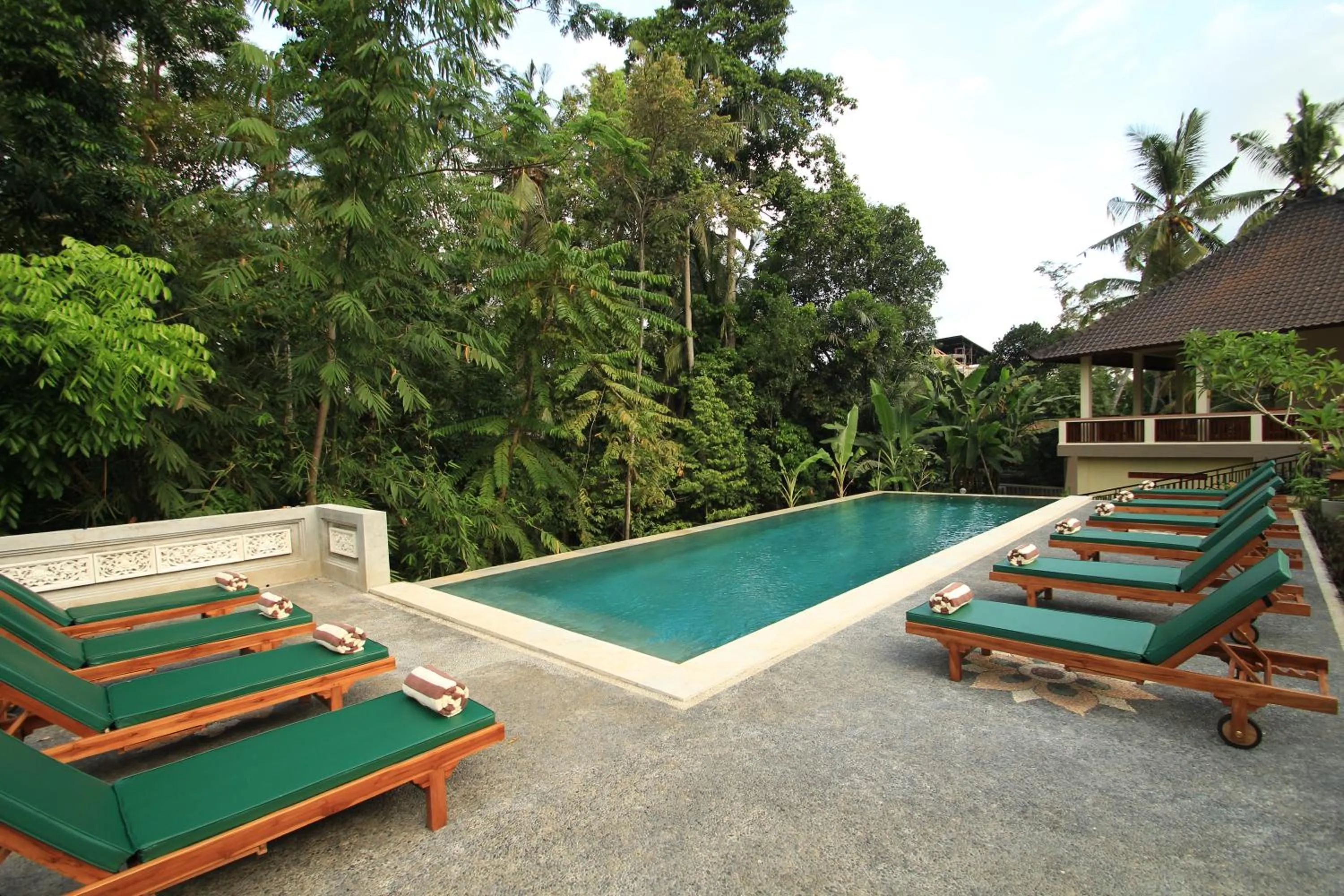 Swimming pool in Uma Capung Mas Cottage