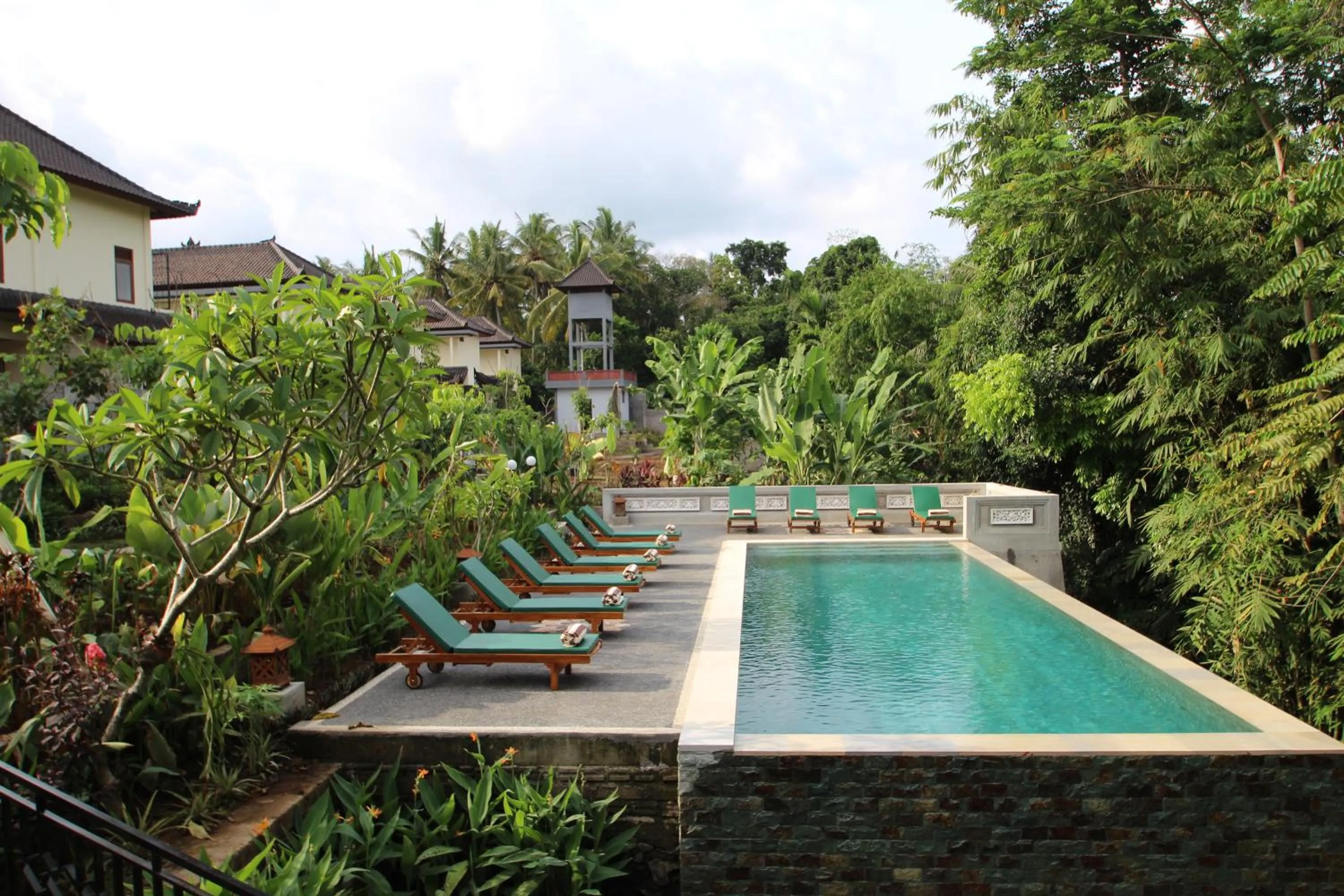 Swimming pool in Uma Capung Mas Cottage