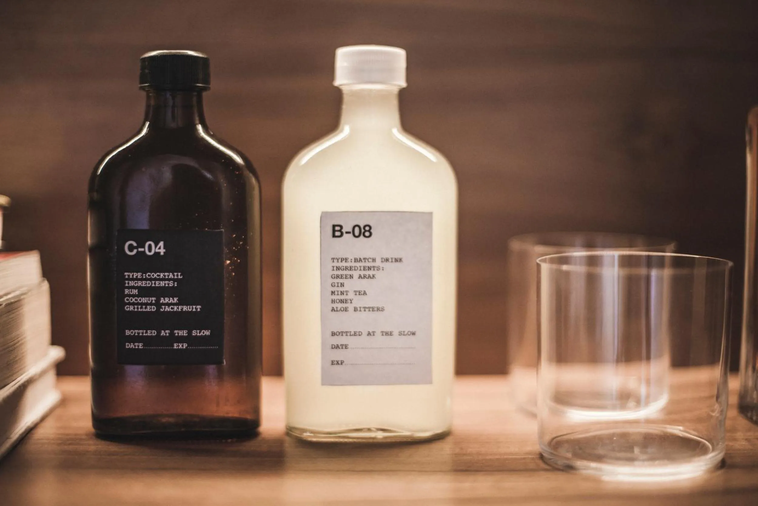 Alcoholic drinks in The Slow