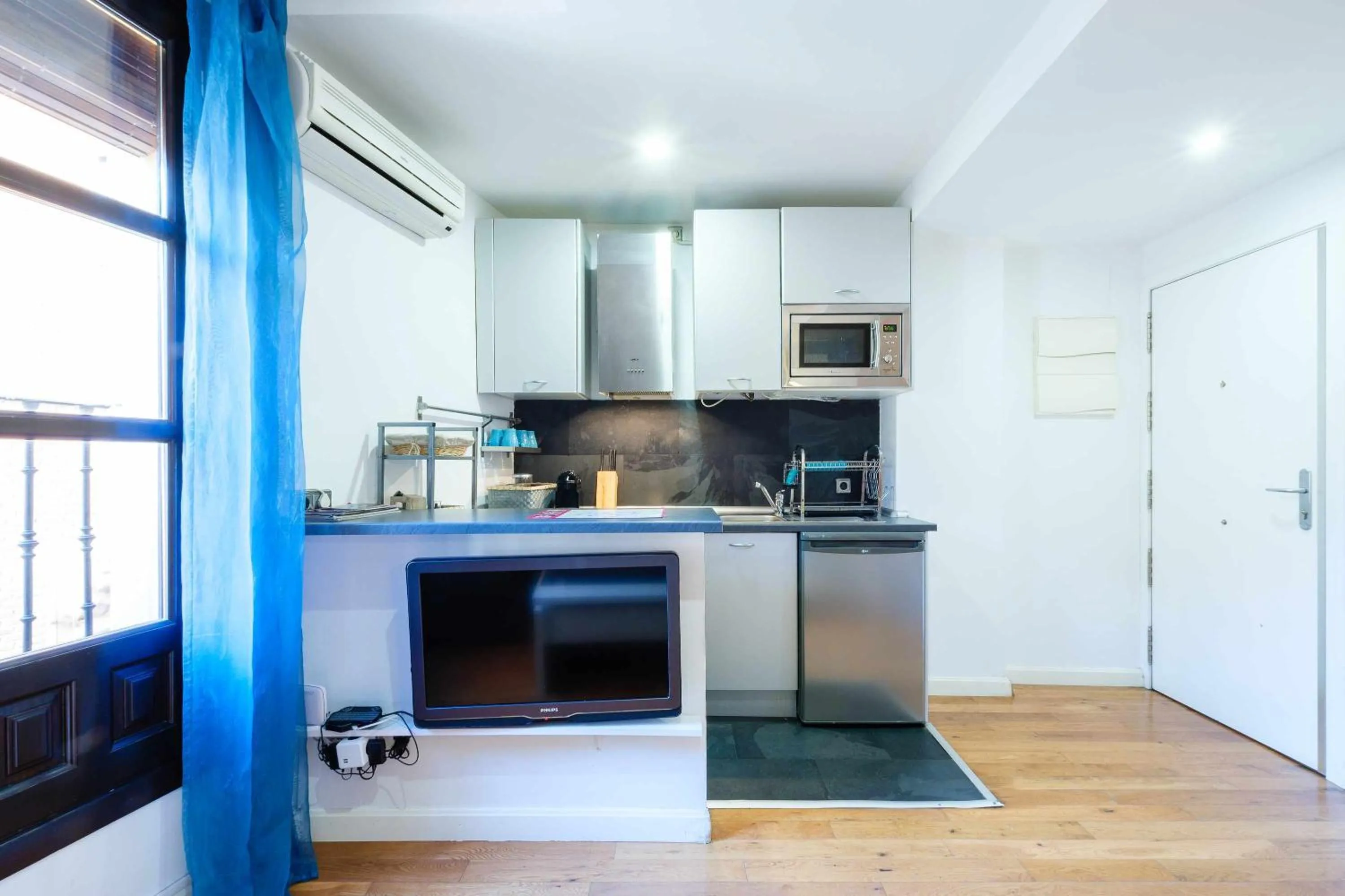 Kitchen or kitchenette in Toledo AP Alojamiento Turísticos