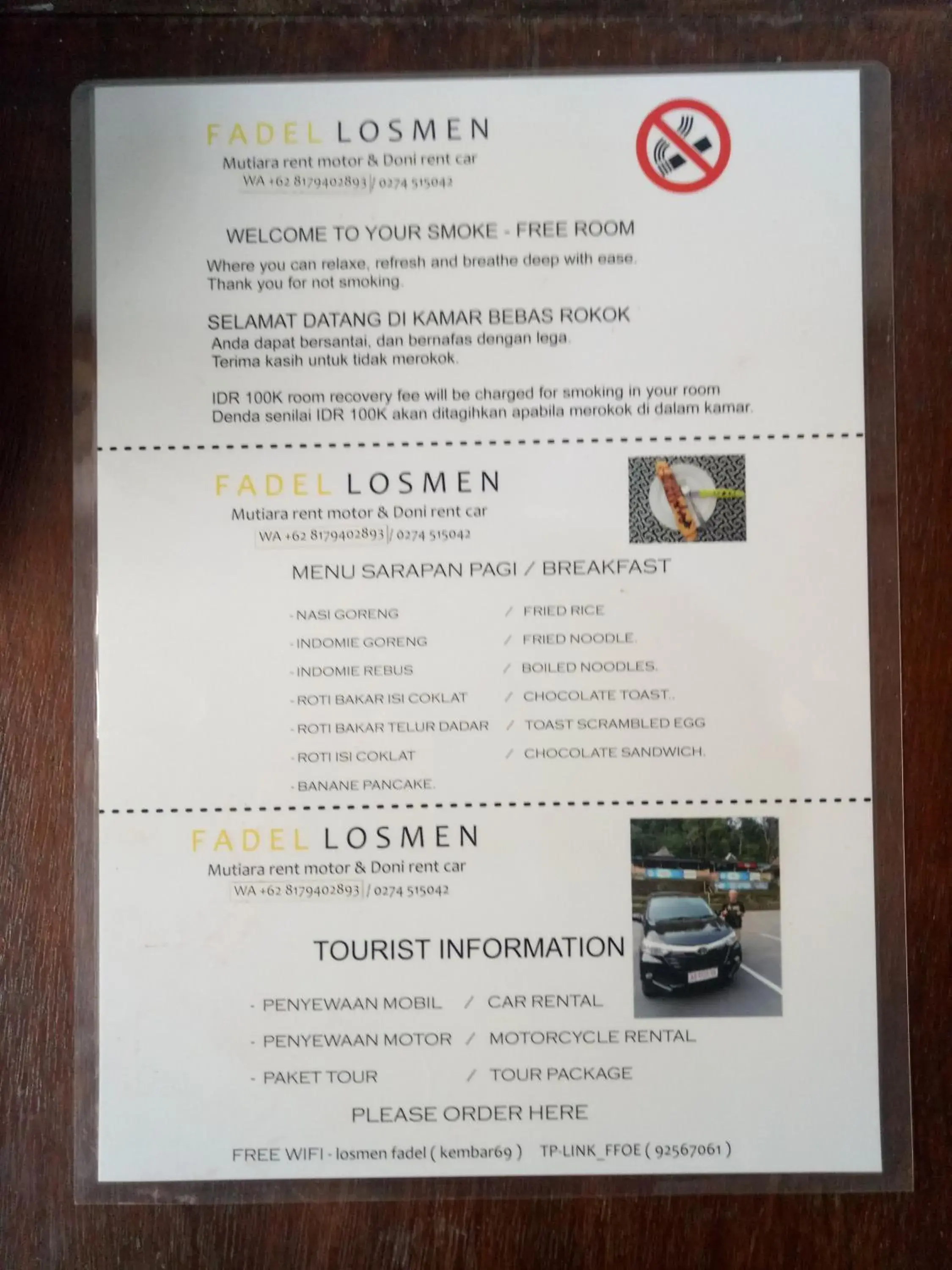 Standard Double Room in Losmen Fadel Malioboro Jogja Standard Double Room in Losmen Fadel Malioboro Jogja