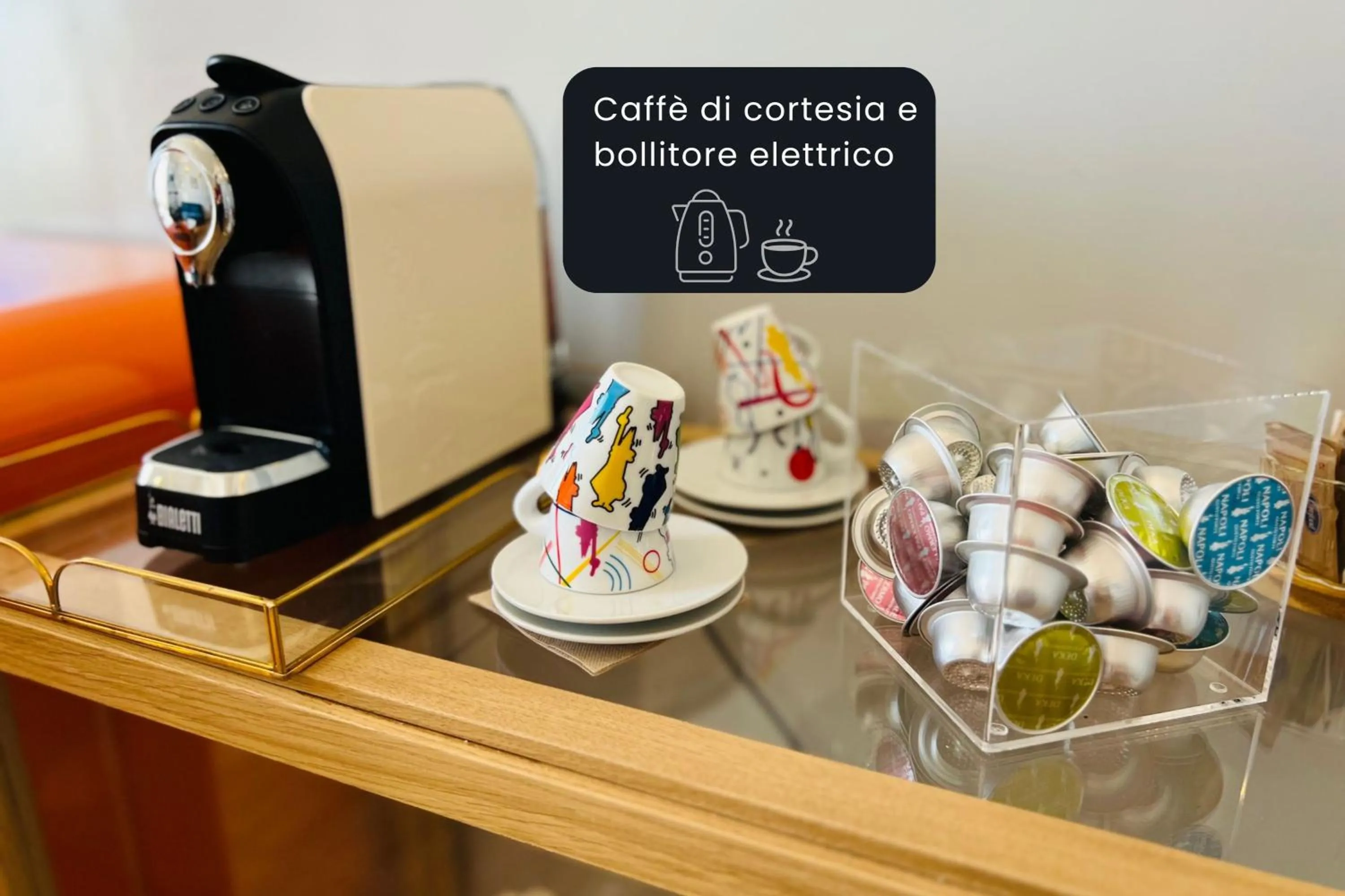 Coffee/tea facilities in Floor 6 Boutique Rooms by DOT Suites