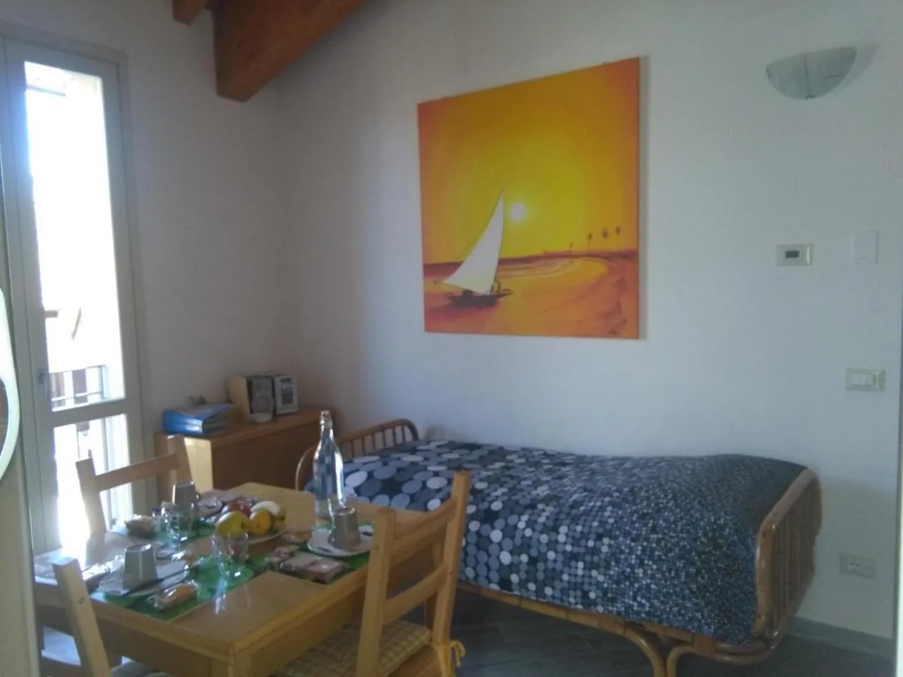 Living room in Up b&b