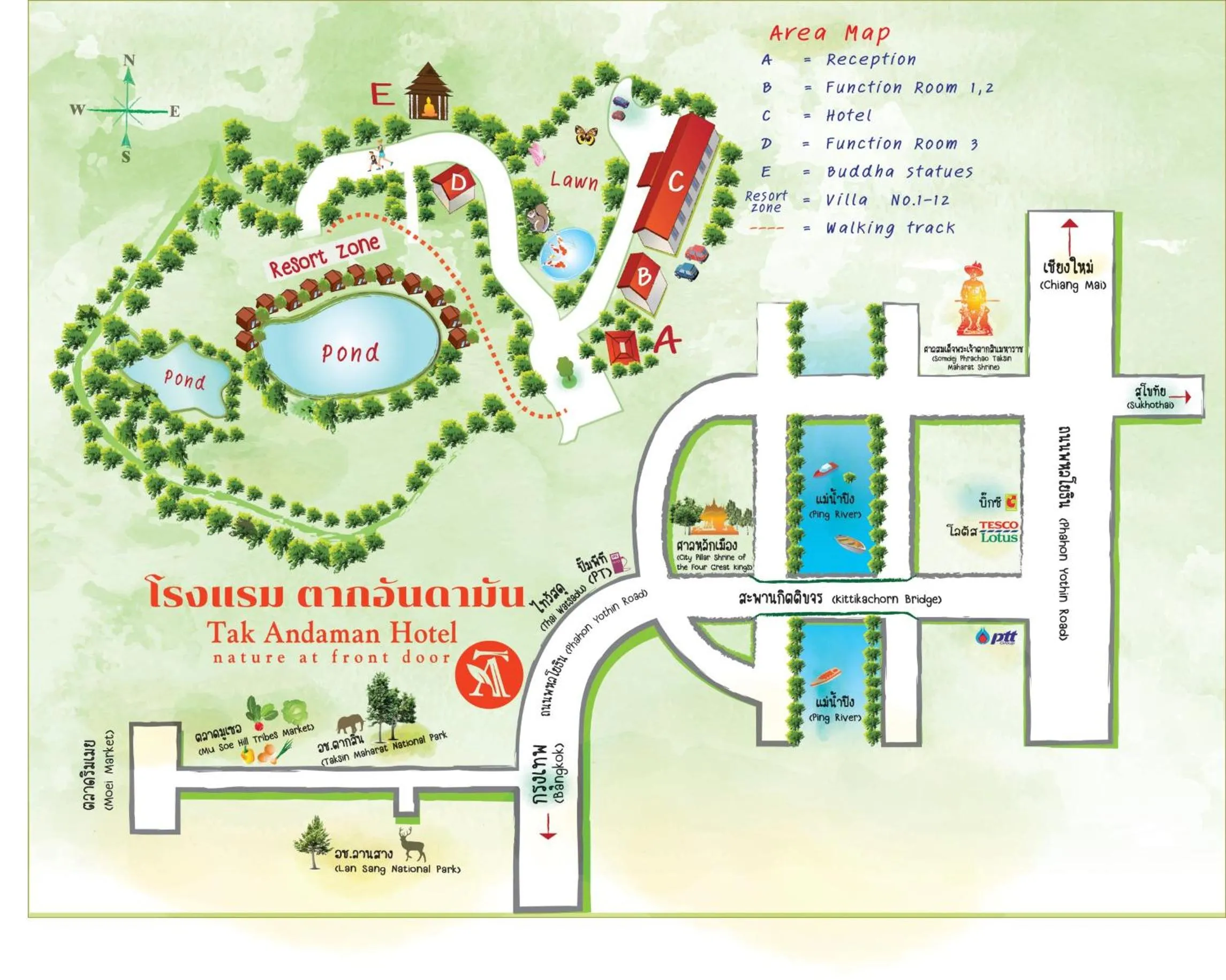 Floor plan in Tak Andaman Resort & Hotel