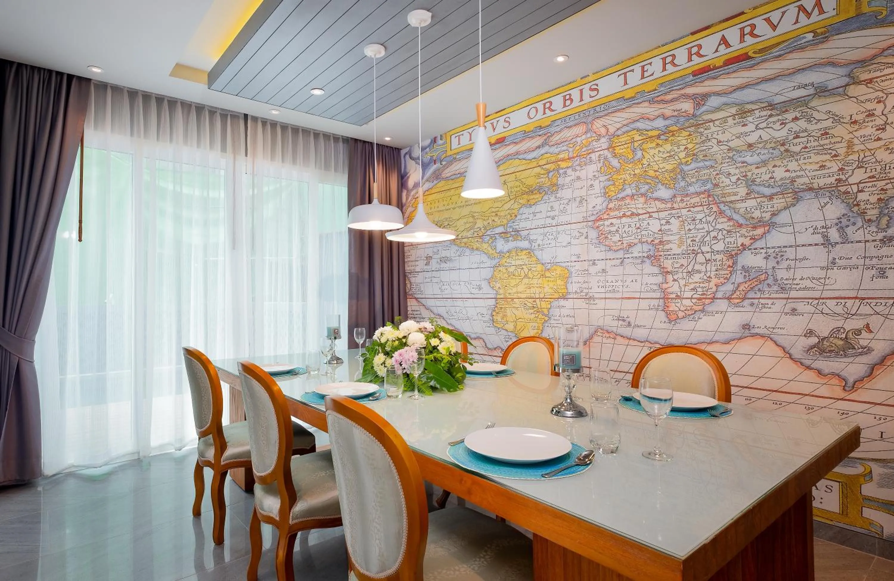 Dining area in Karon Beach Pool Villa - Sha Extra Plus