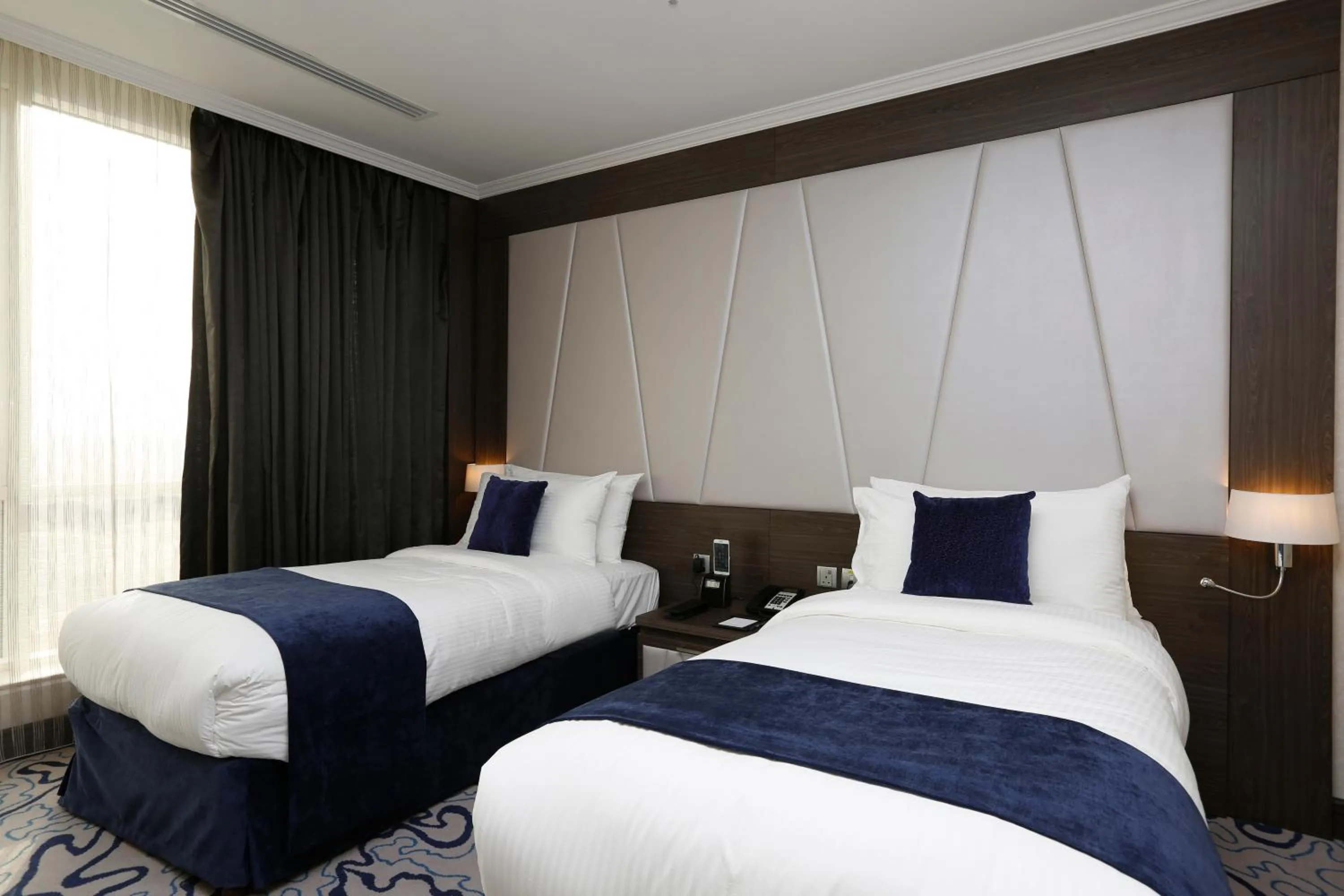 Bed in Swiss Flora Royal Hotel Riyadh