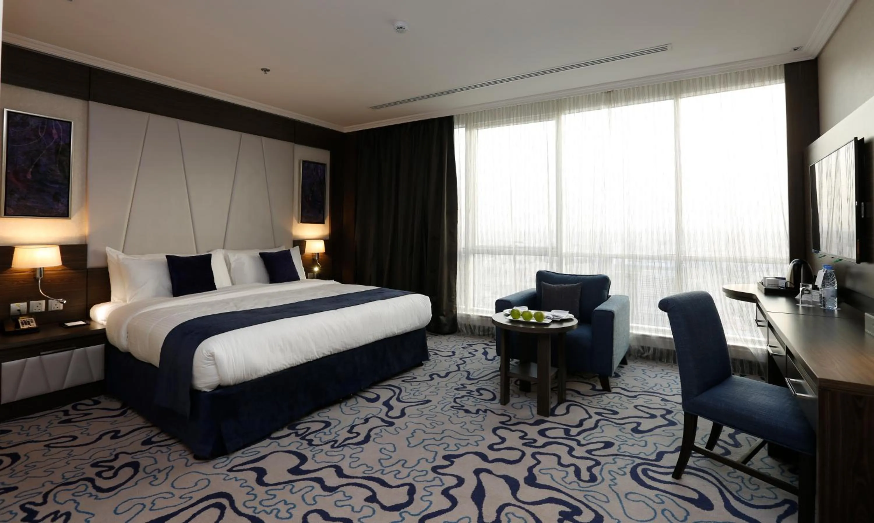 Photo of the whole room, Bed in Swiss Flora Royal Hotel Riyadh