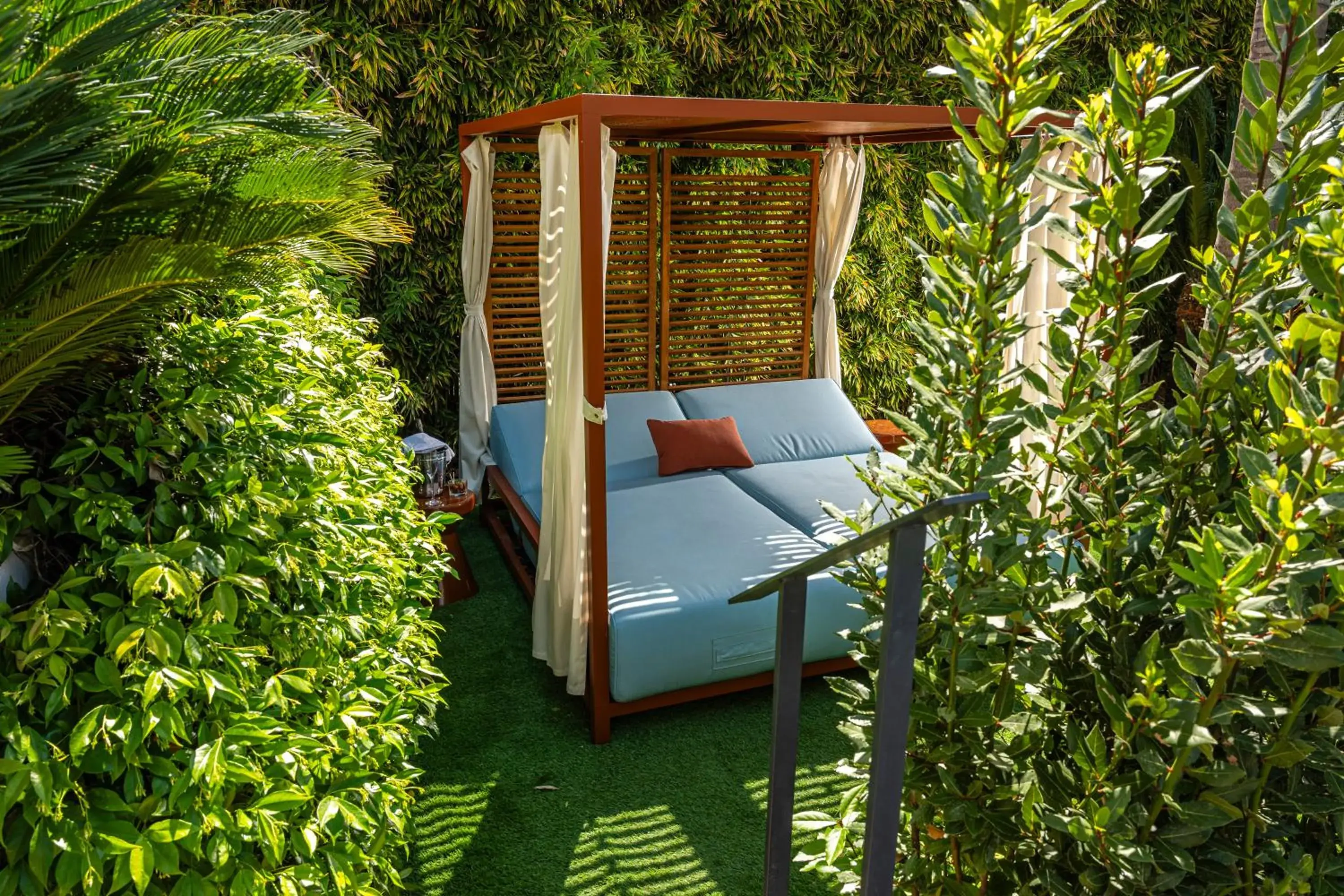 Garden view in Hôtel Le Canberra Garden view in Hôtel Le Canberra