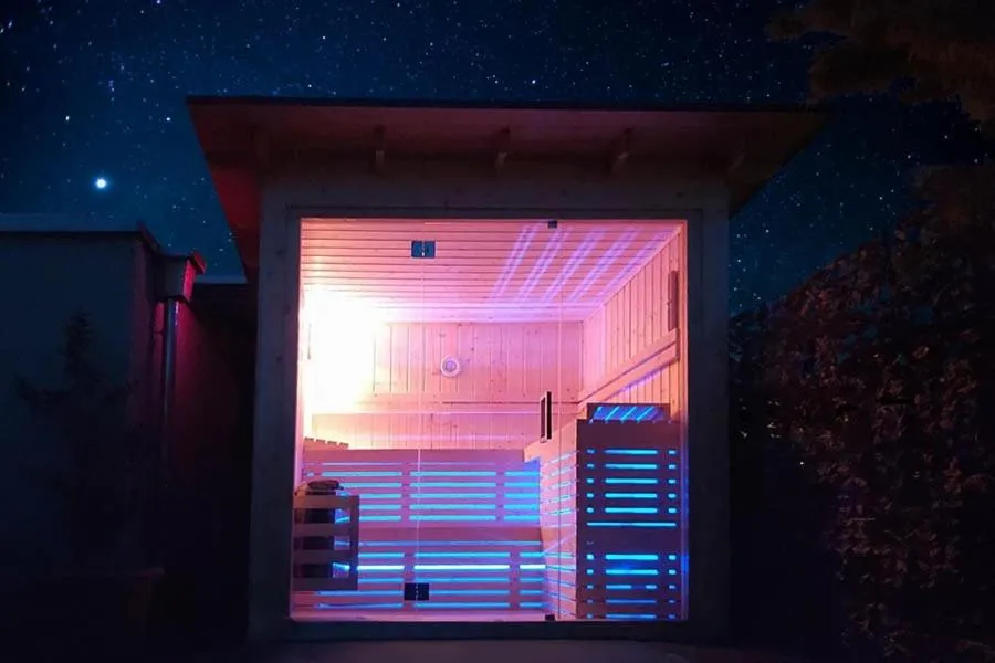 Sauna in Baita Fanti Ski & Bike