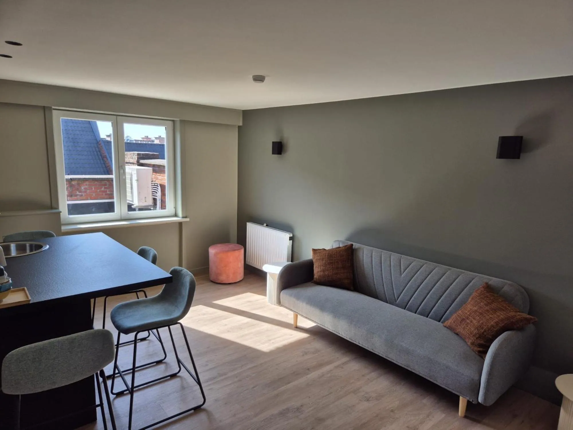 Living room in Hotel Augustyn Brugge