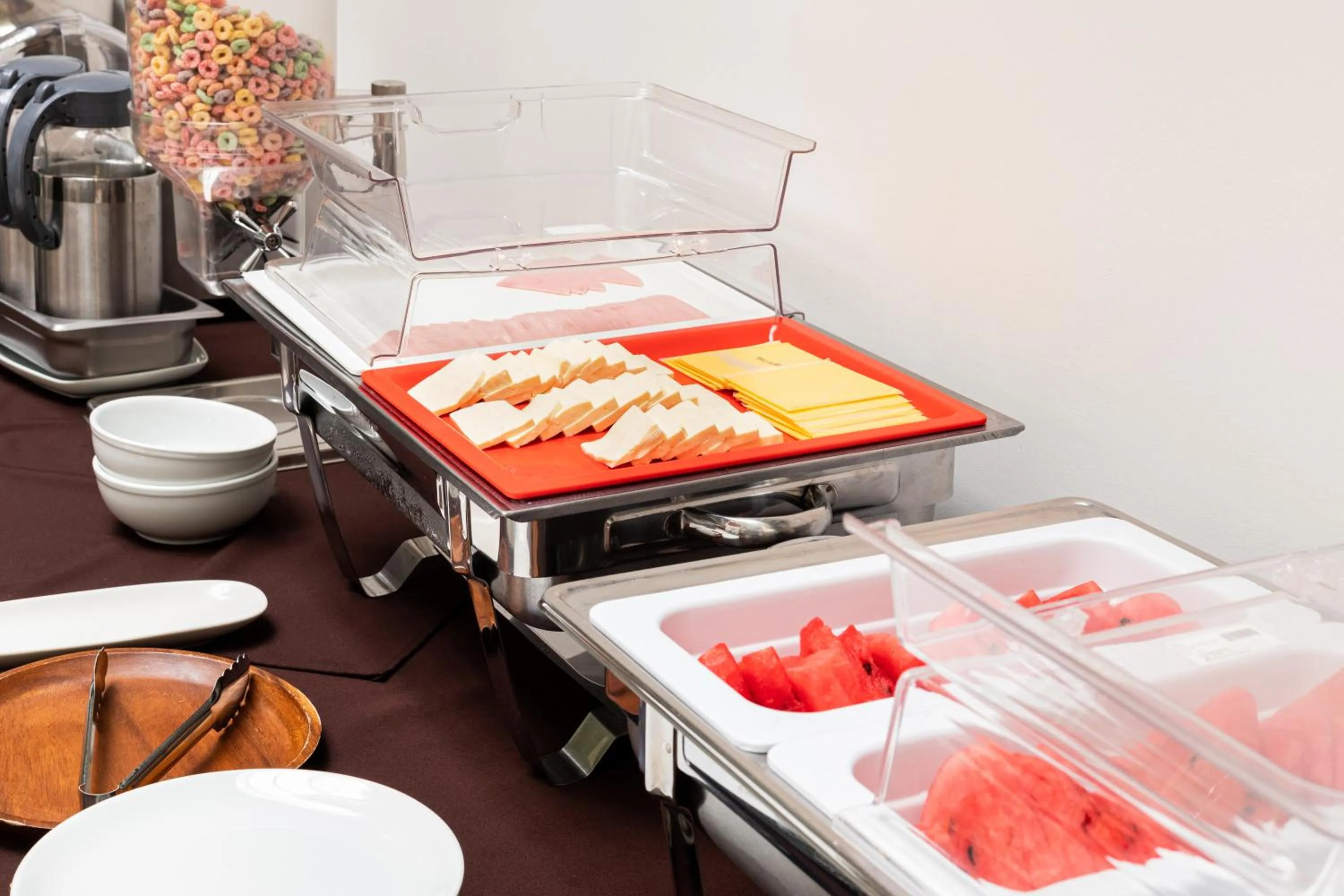 Buffet breakfast in Apartotel Tairona