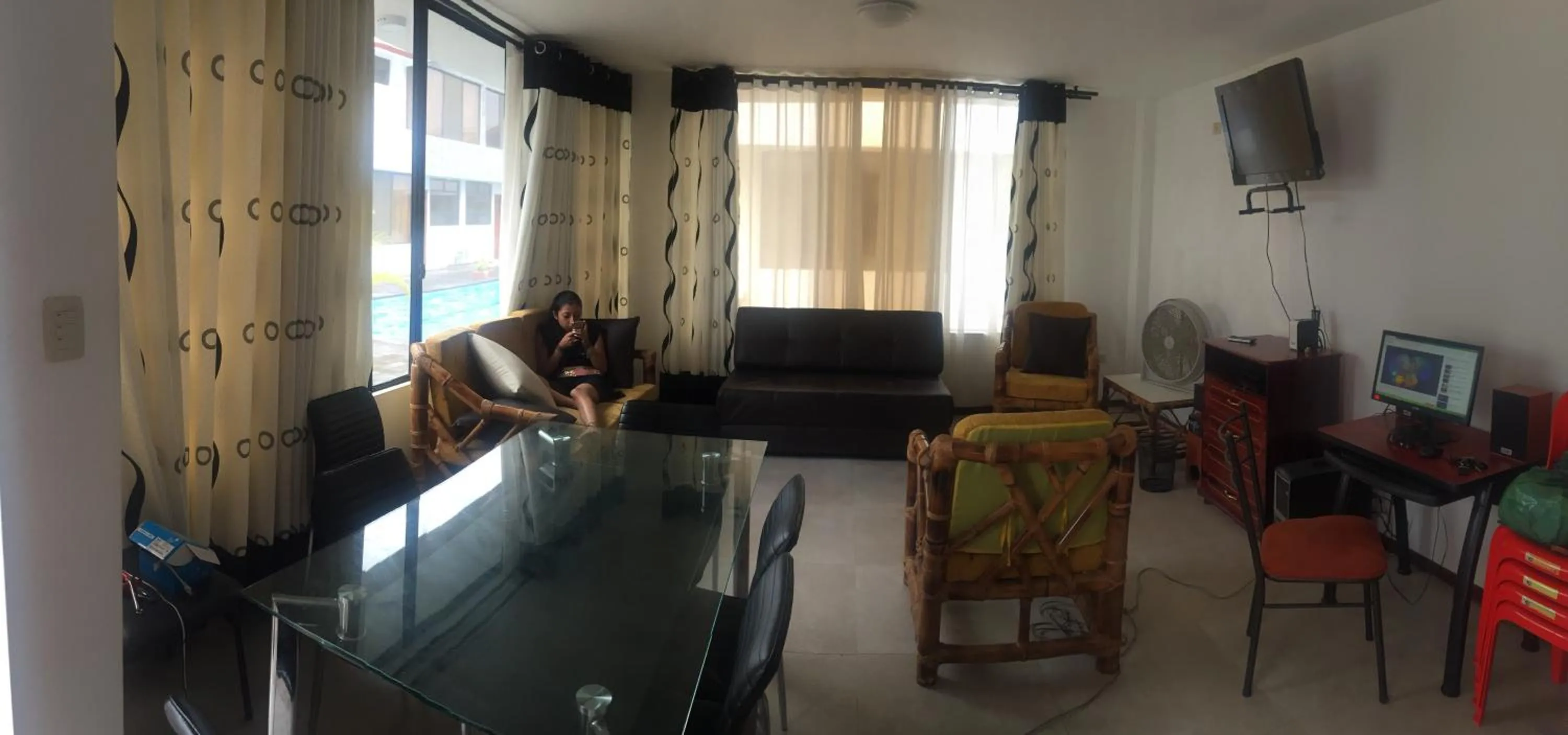 Living room in Casa en Tonsupa