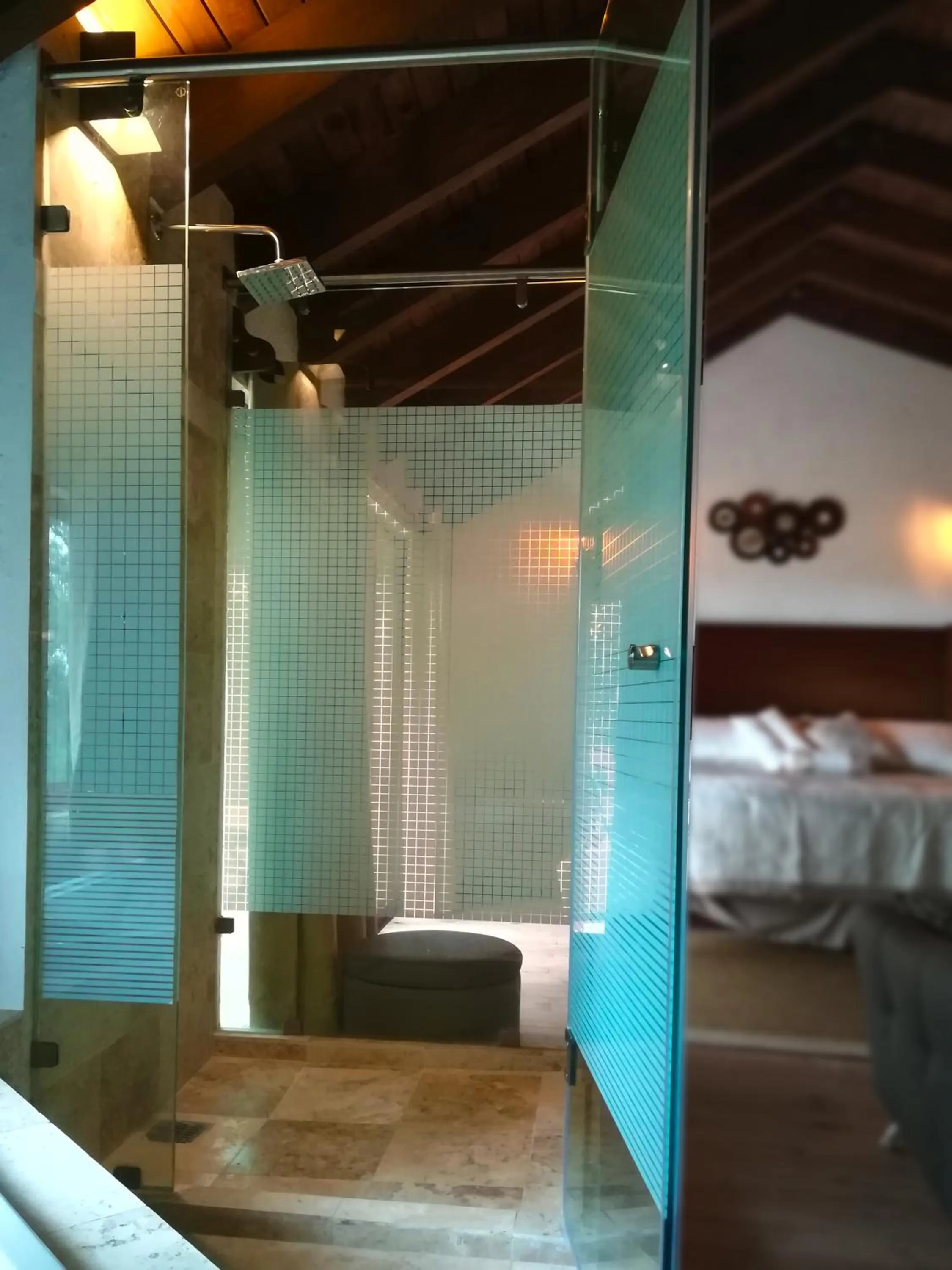 Bathroom, Bed in La Mora Casa de Campo