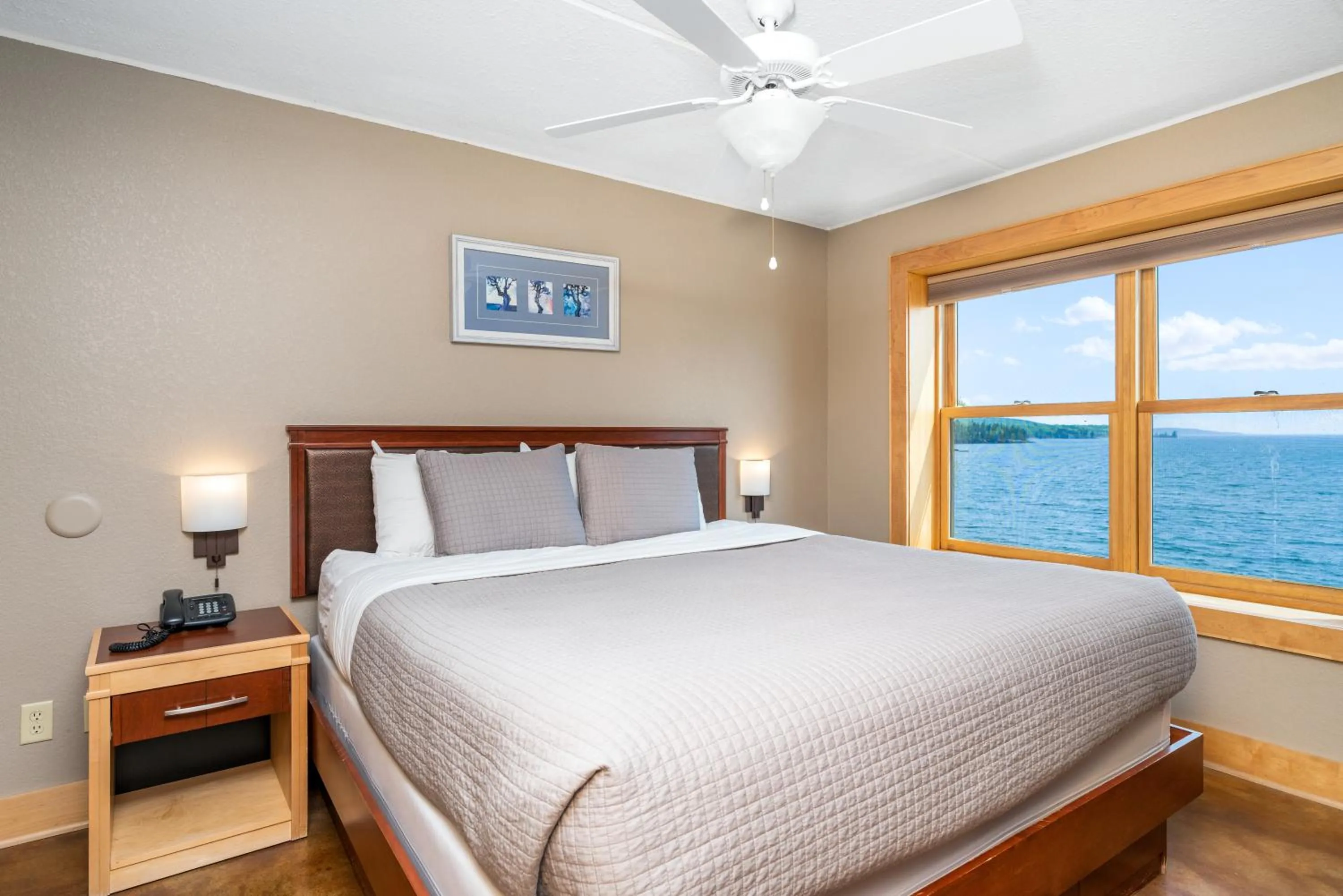 Bed in East Bay Suites