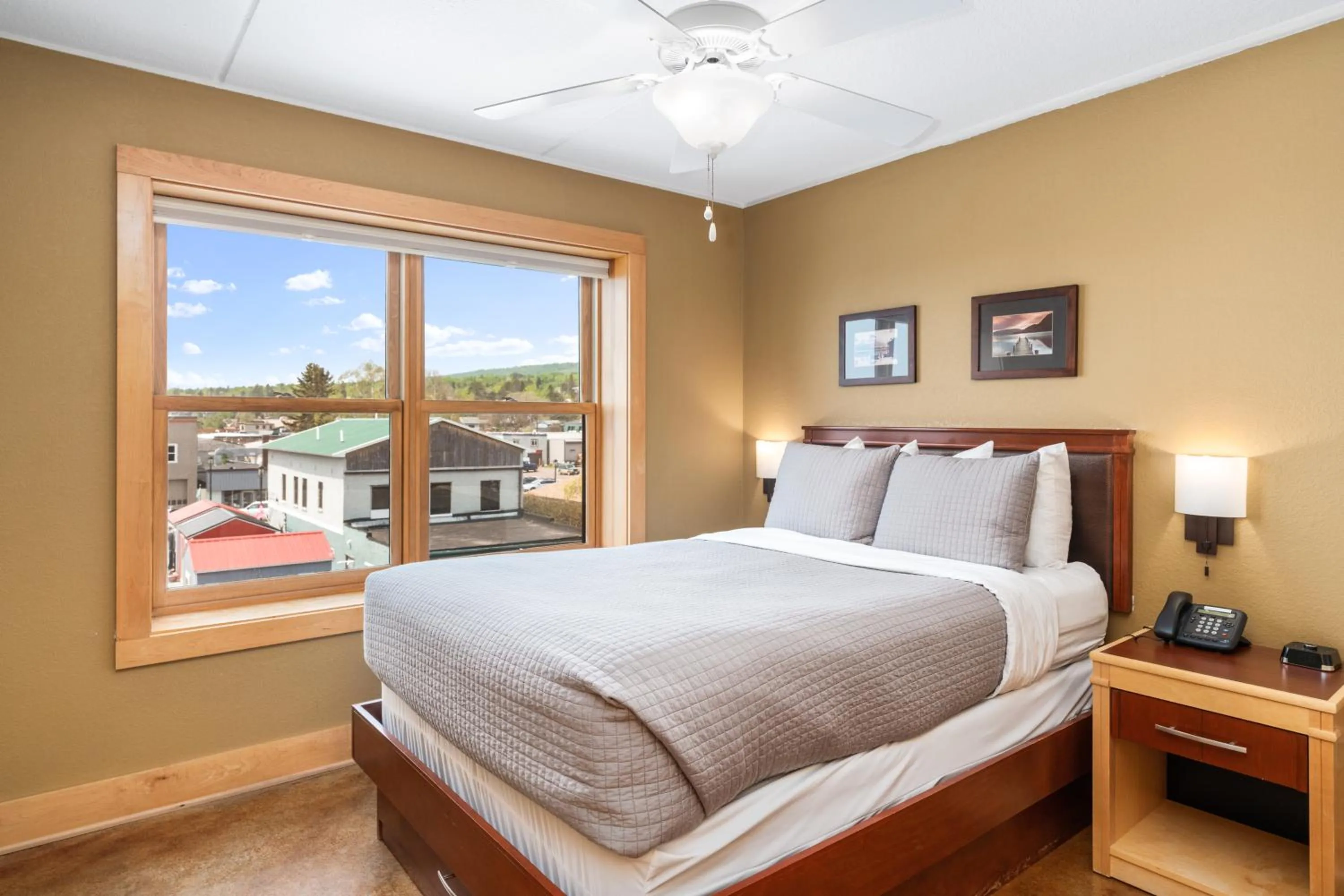 Bed in East Bay Suites