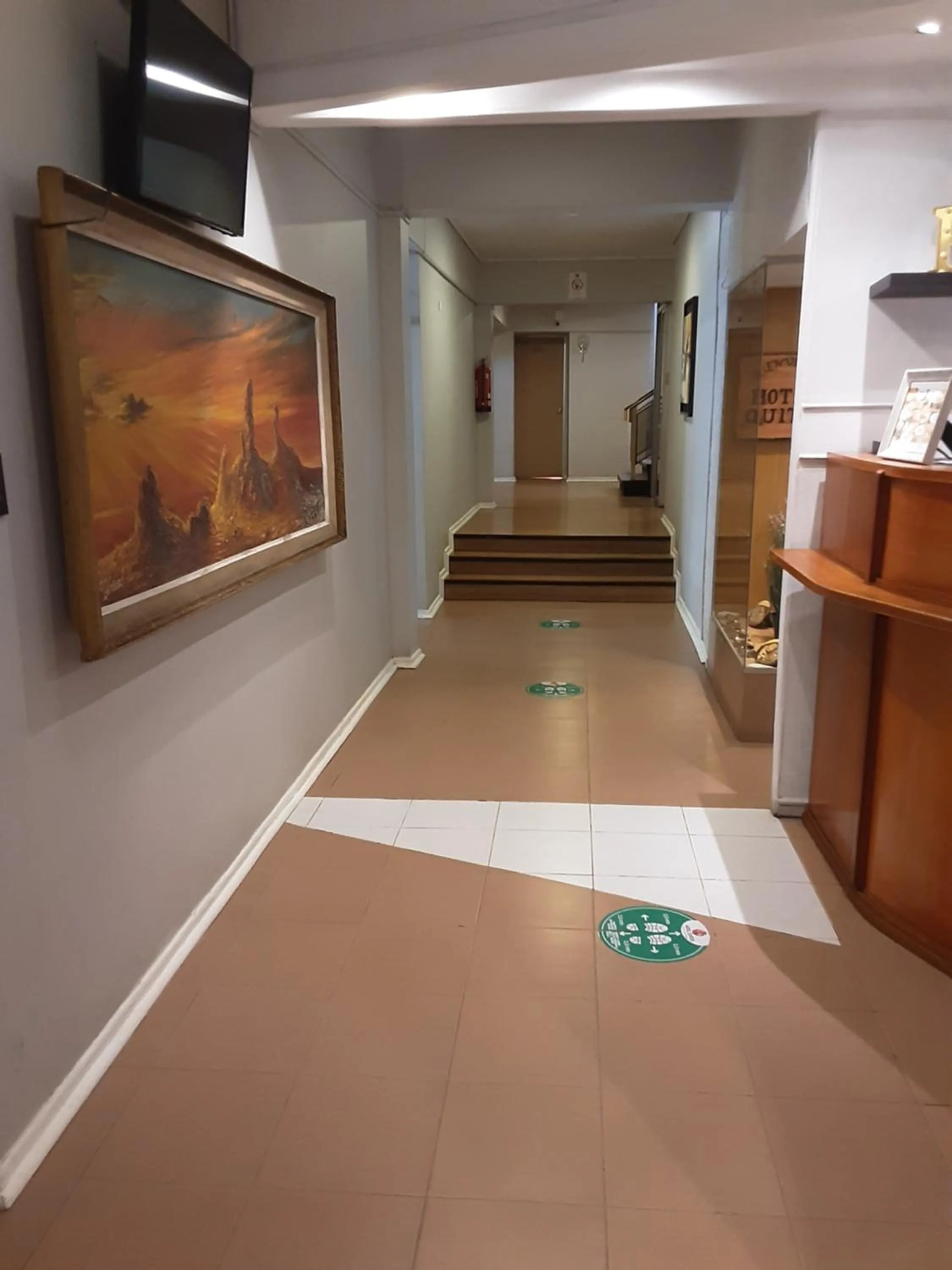 Lobby or reception in Hotel Quitor