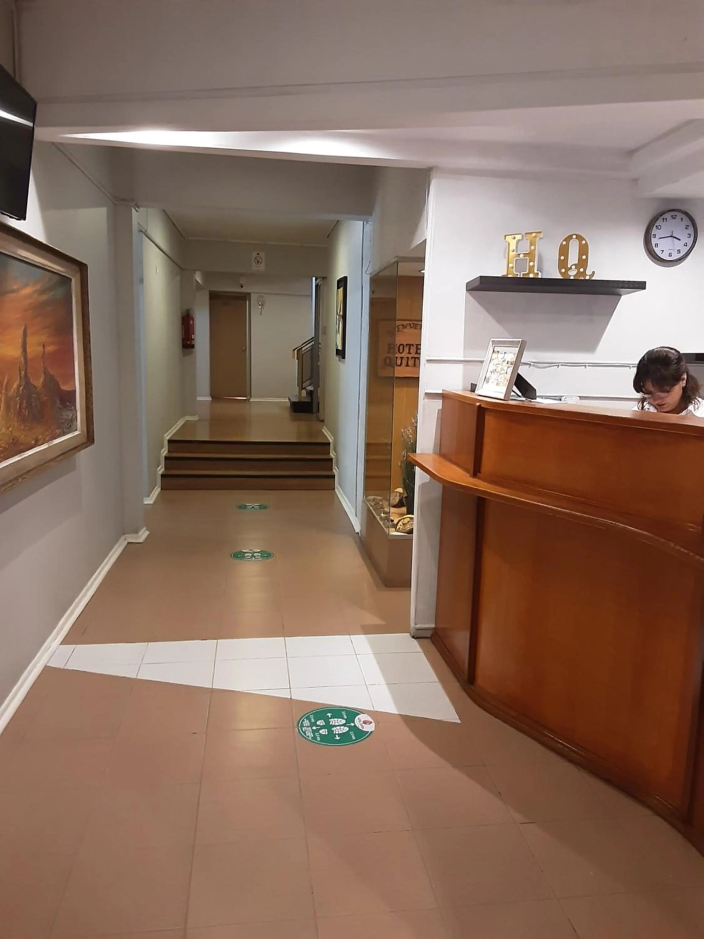 Lobby or reception in Hotel Quitor