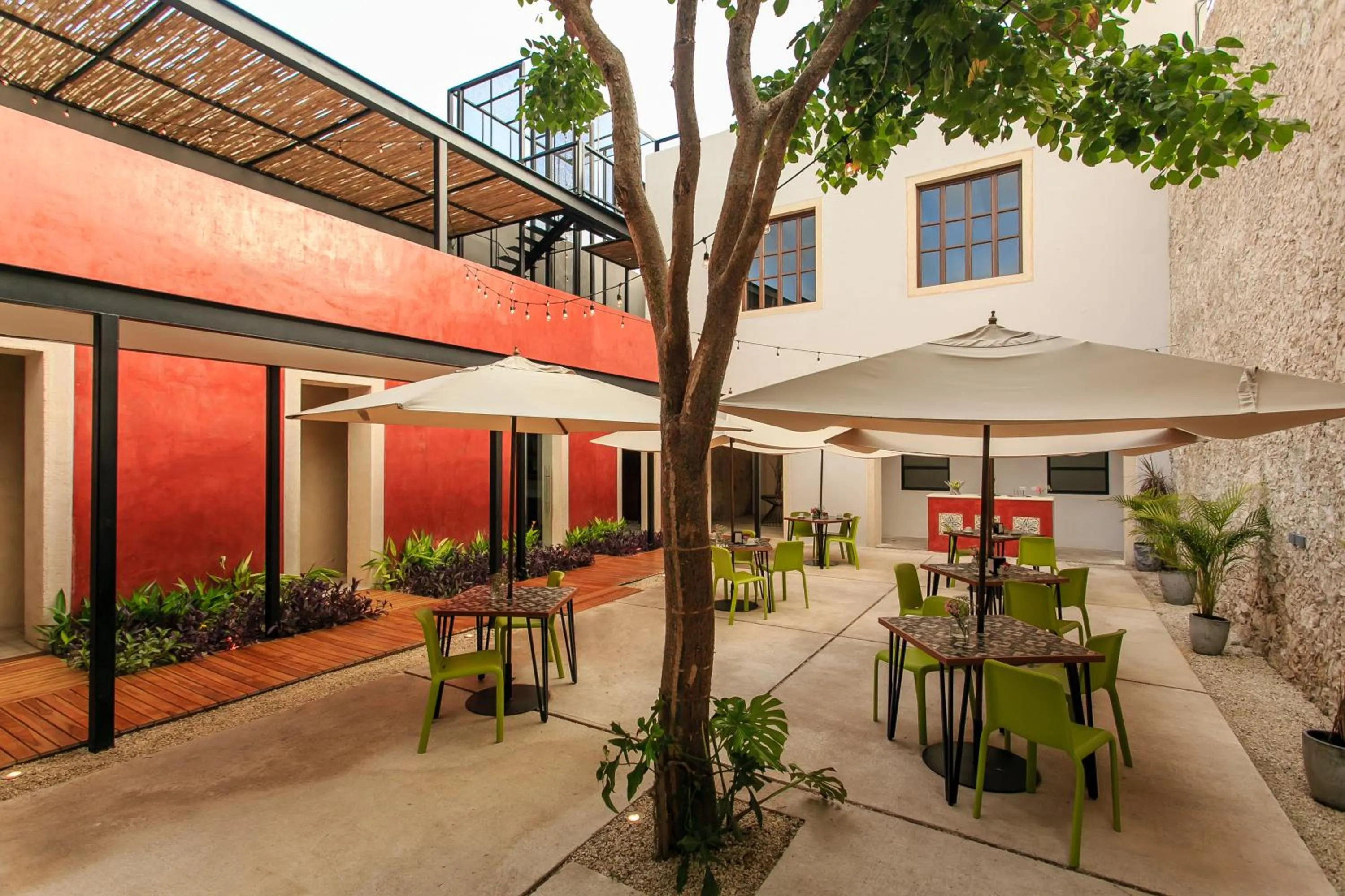 Patio in Casona 61 Boutique Hotel Mérida