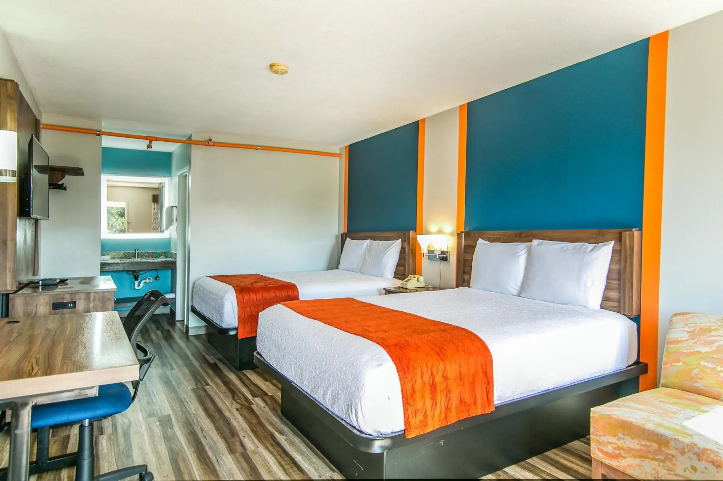 Bed in Jubilee Inn Bed in Jubilee Inn