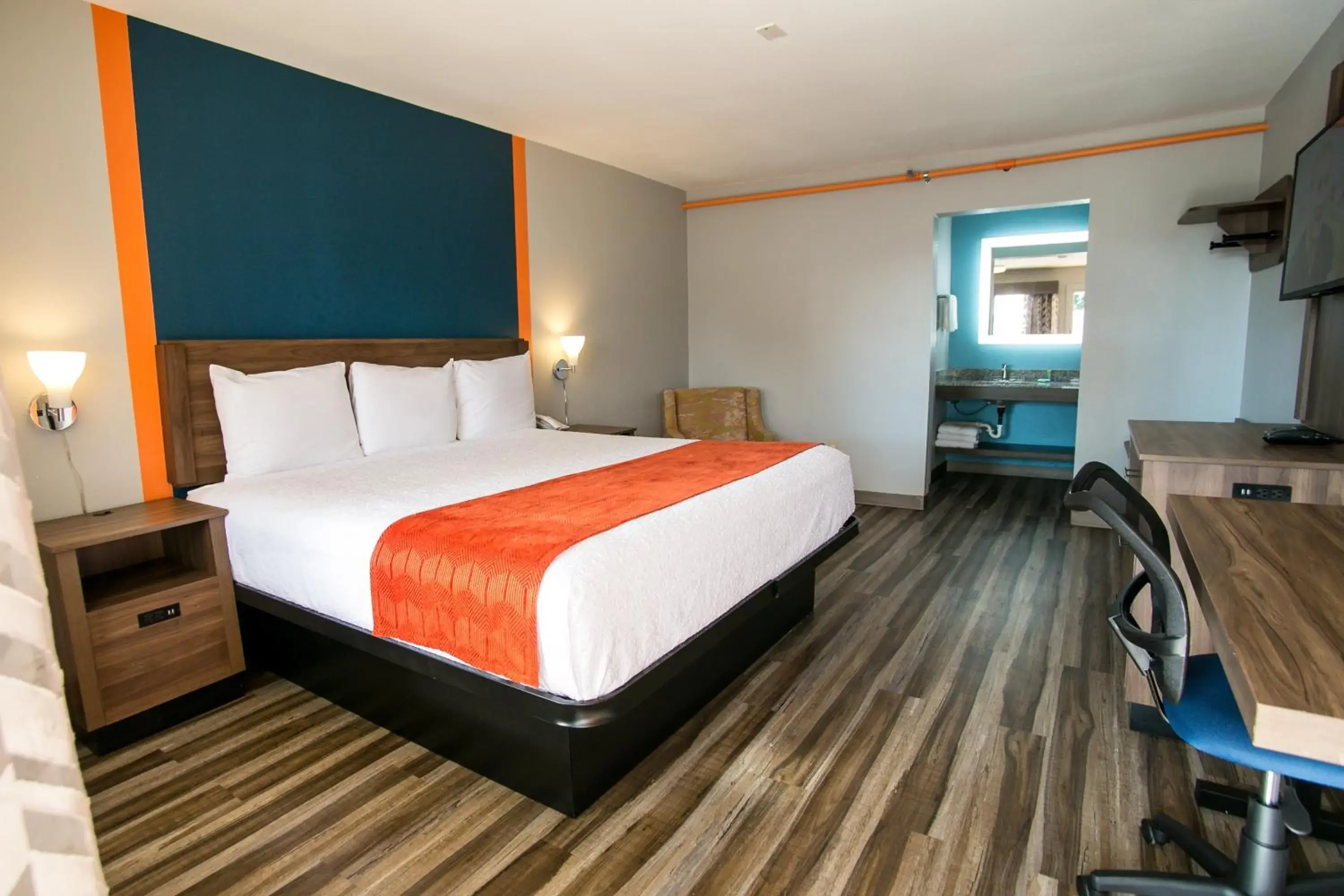 Bed in Jubilee Inn Bed in Jubilee Inn