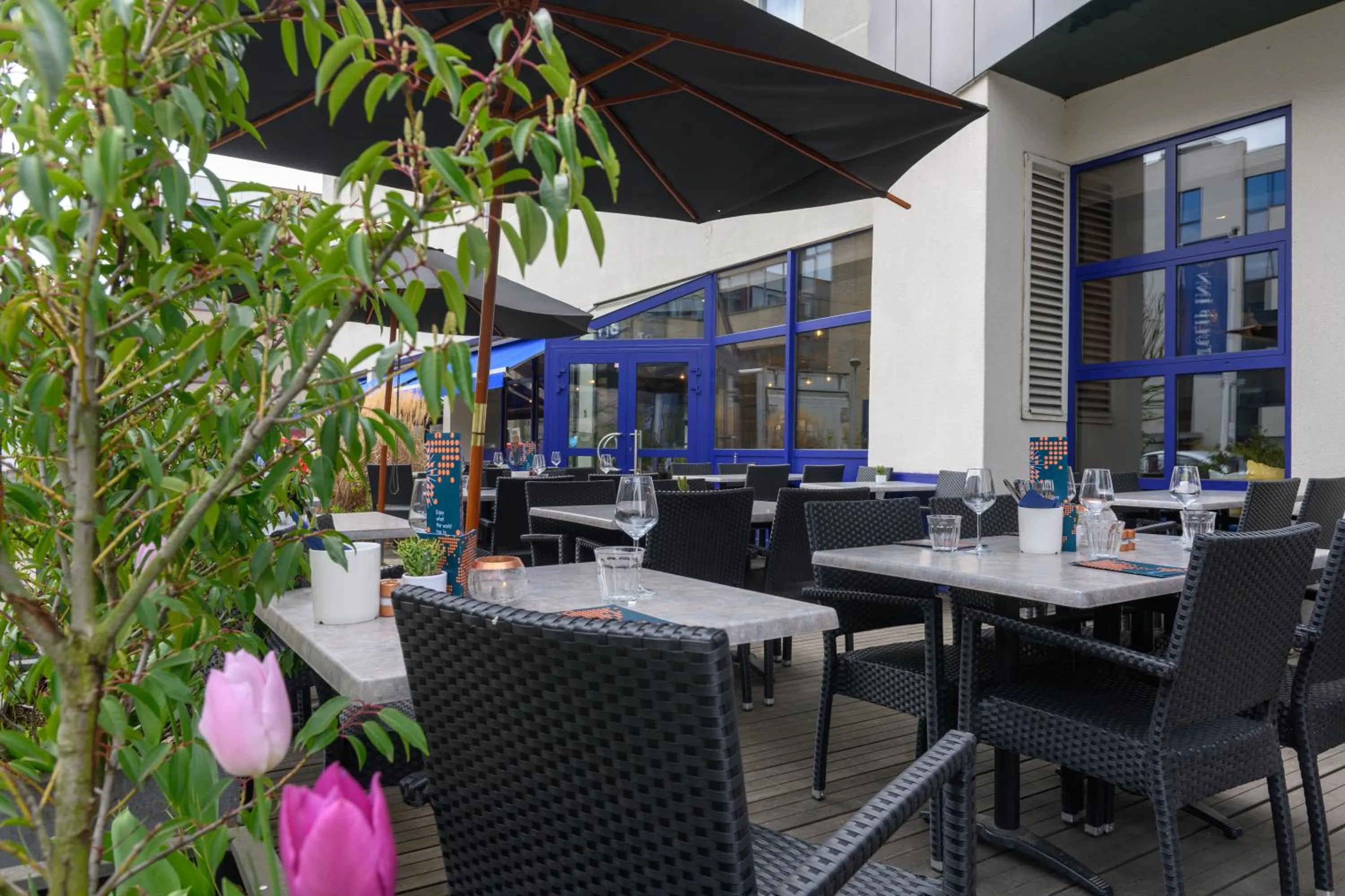 Patio in Tulip Inn Antwerpen