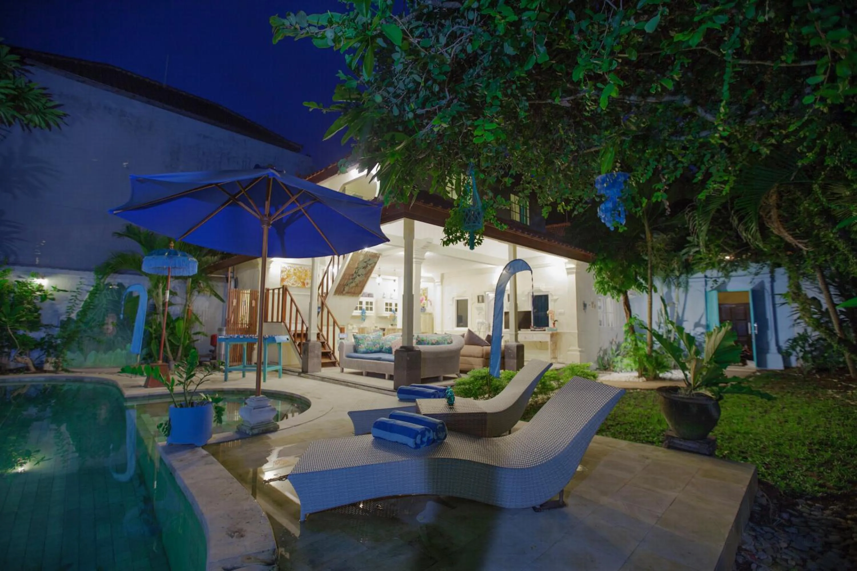 Facade/entrance in Villa Alam Biru Gardenia