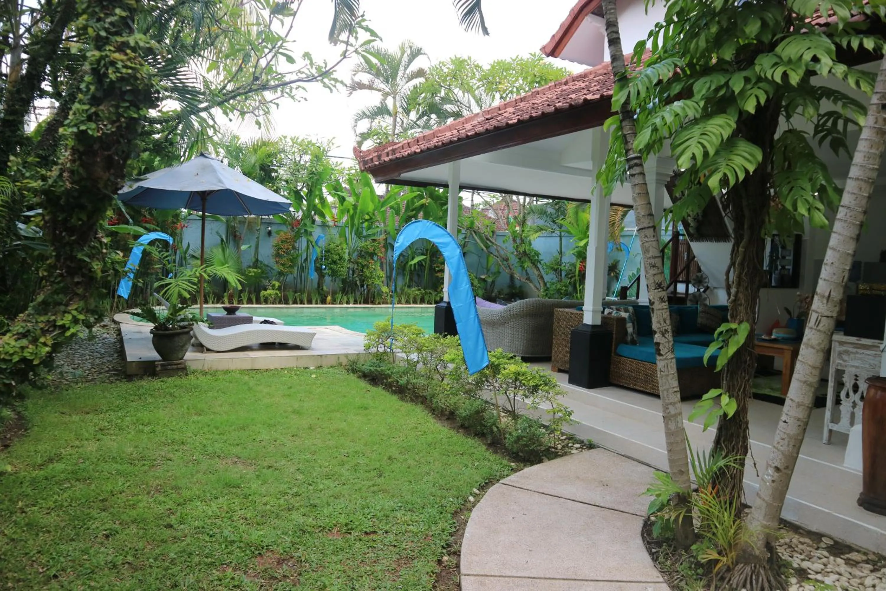 Garden in Villa Alam Biru Gardenia