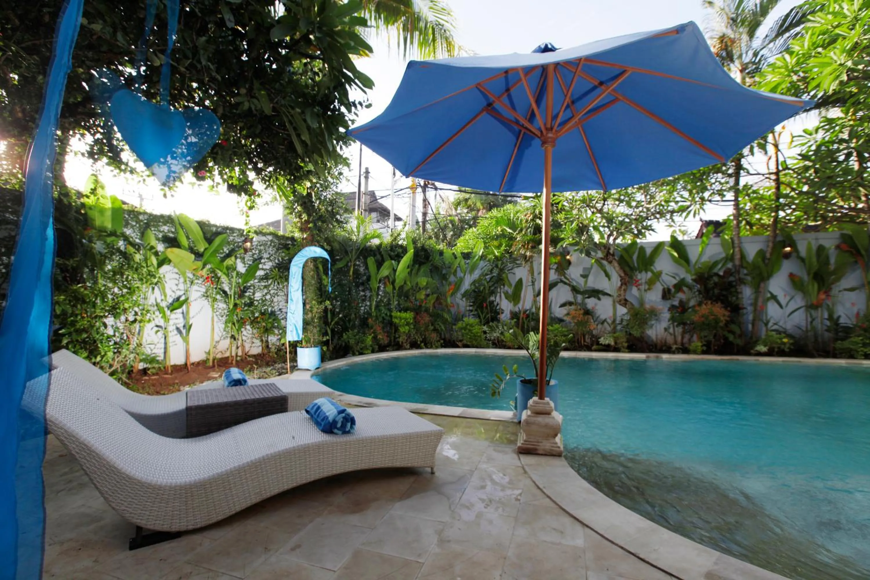Swimming pool in Villa Alam Biru Gardenia