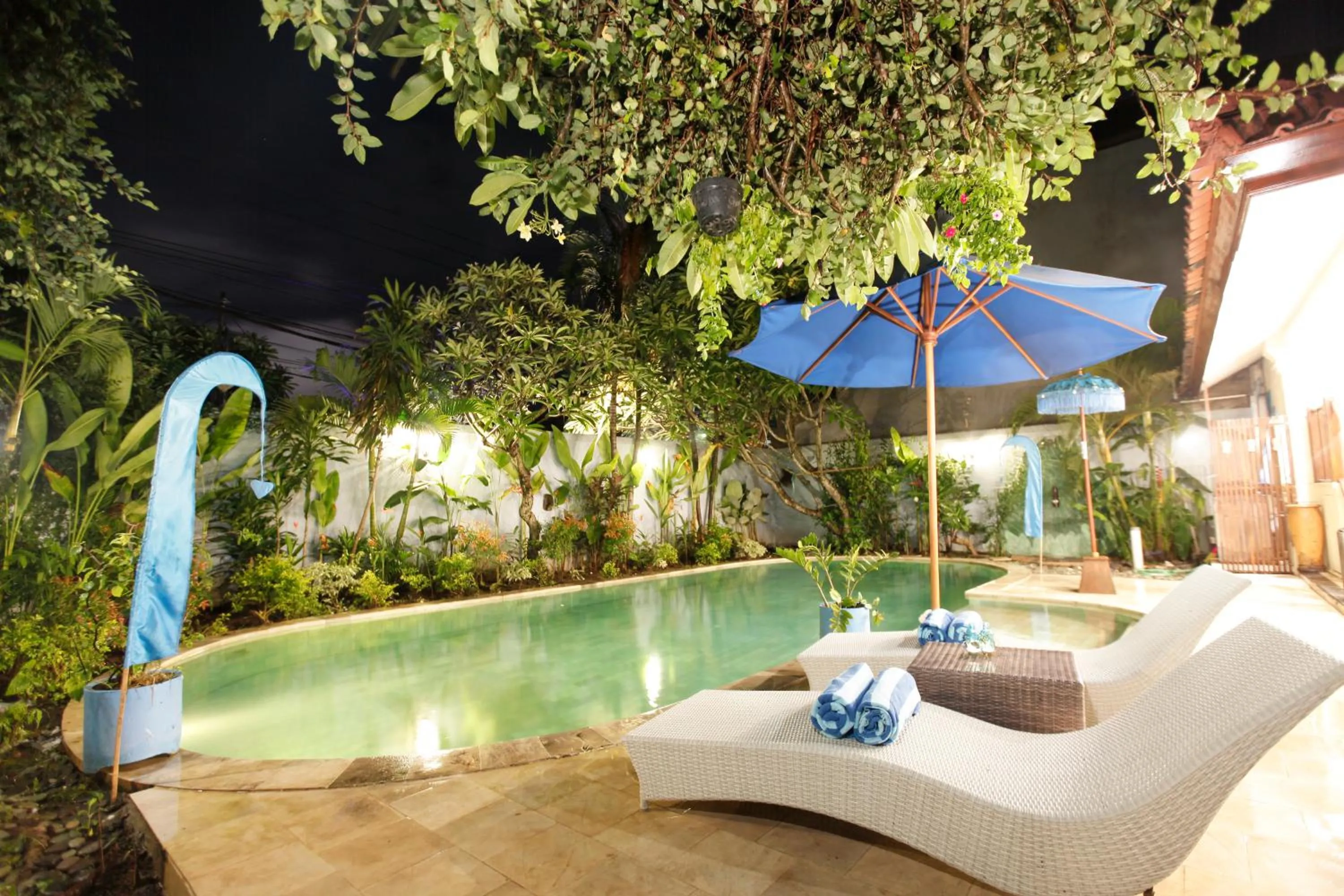 Swimming pool in Villa Alam Biru Gardenia