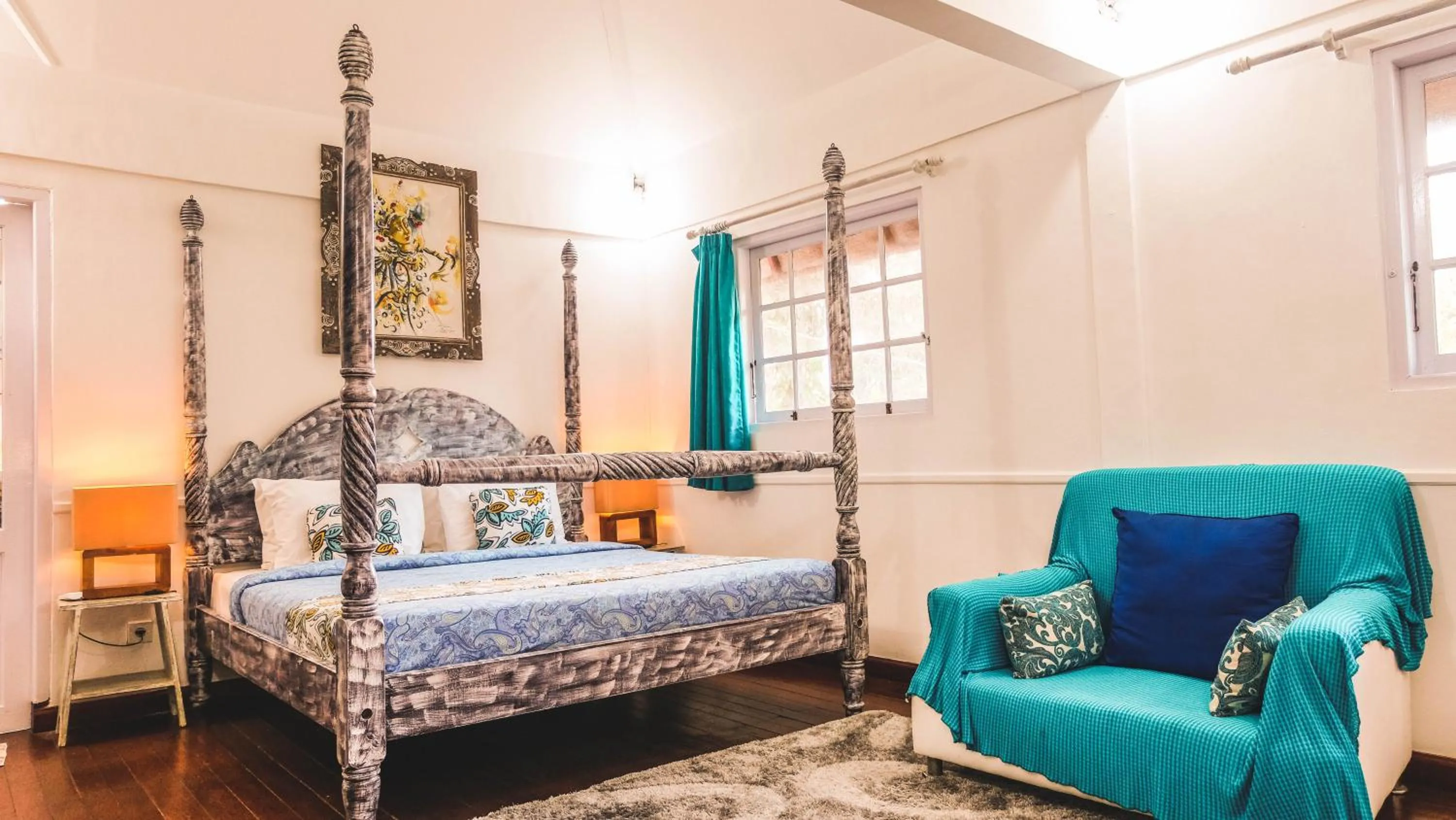 Bedroom, Bed in Villa Alam Biru Gardenia