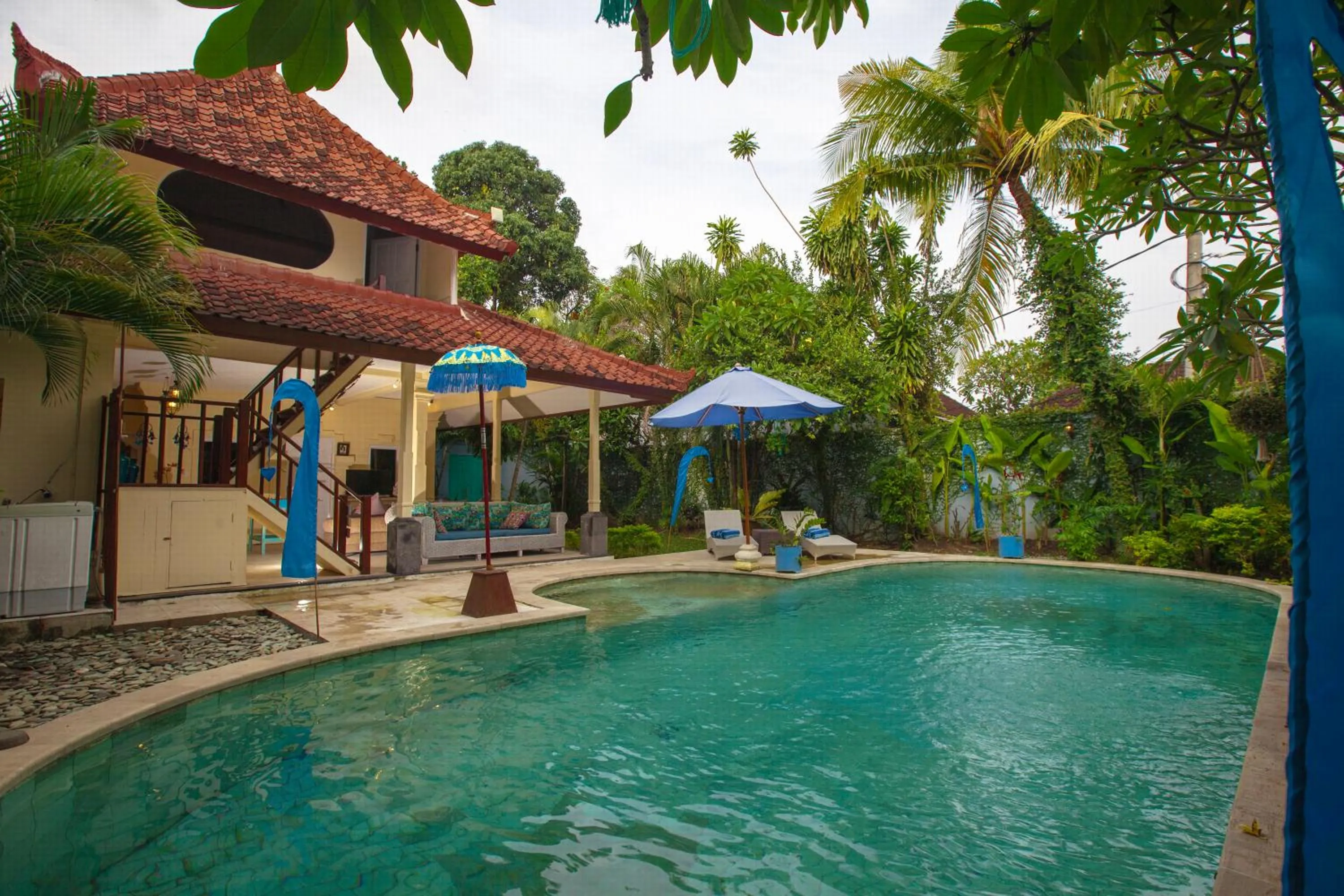 Swimming pool in Villa Alam Biru Gardenia